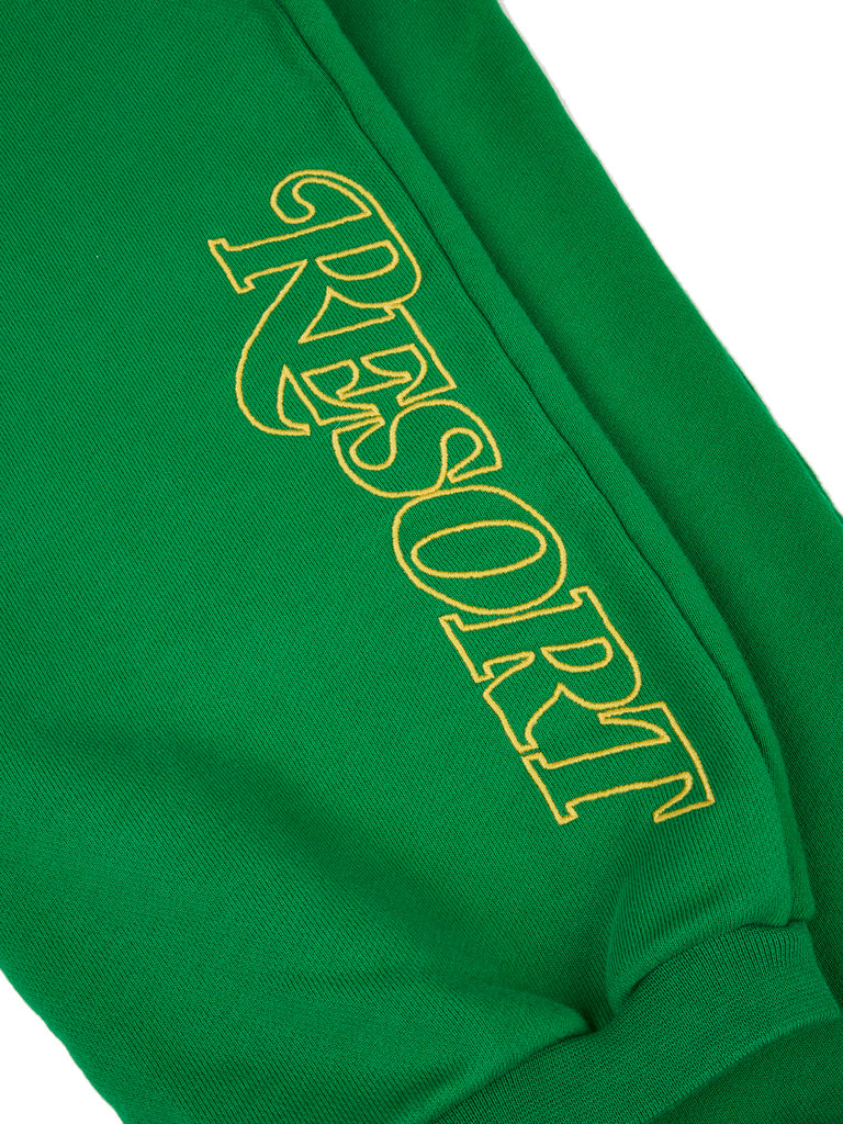 RESORT LOGO HEAVY SWEAT PANTS GREEN