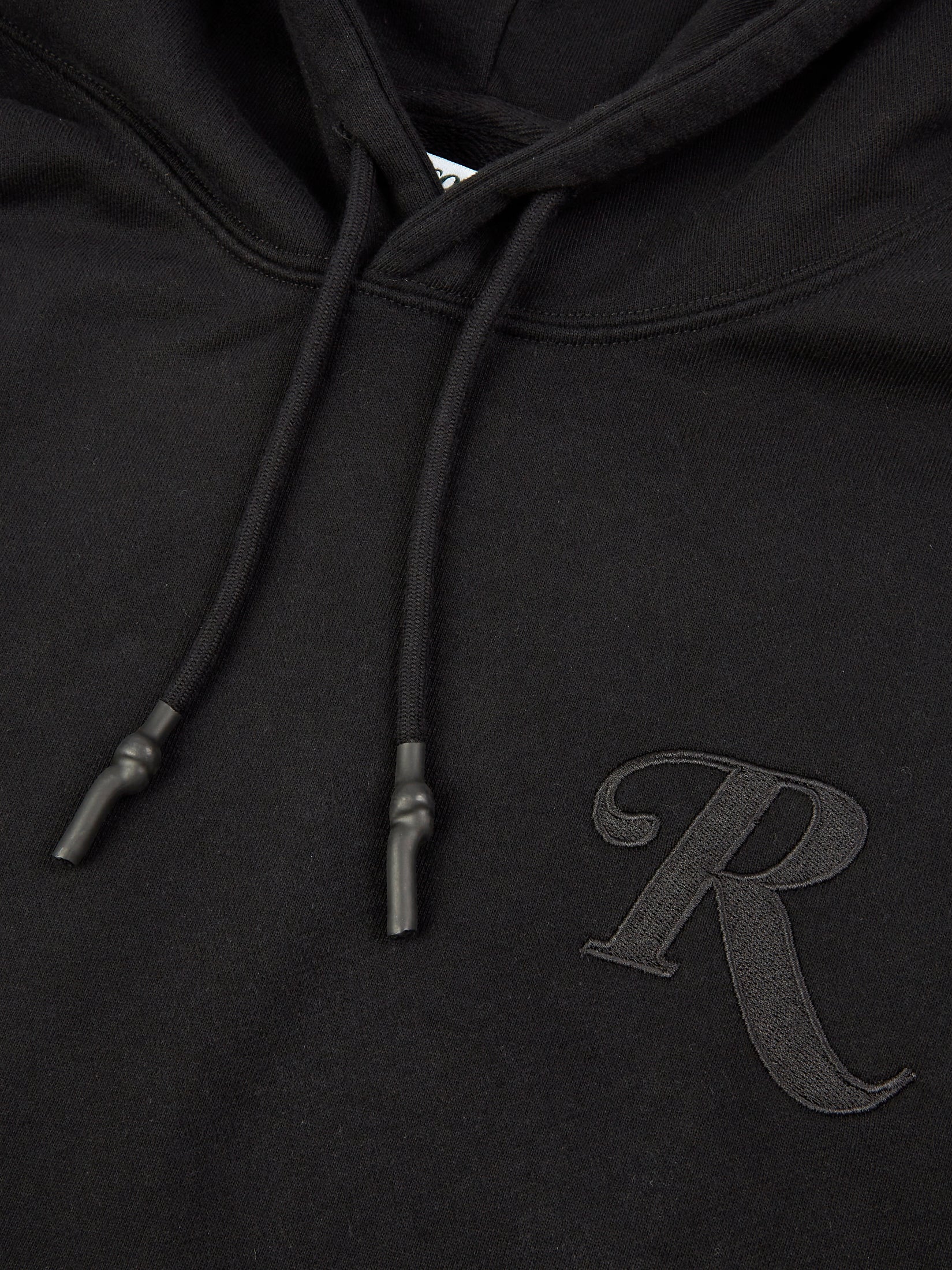 RESORT R RABBIT HEAVY HOODIE BLACK