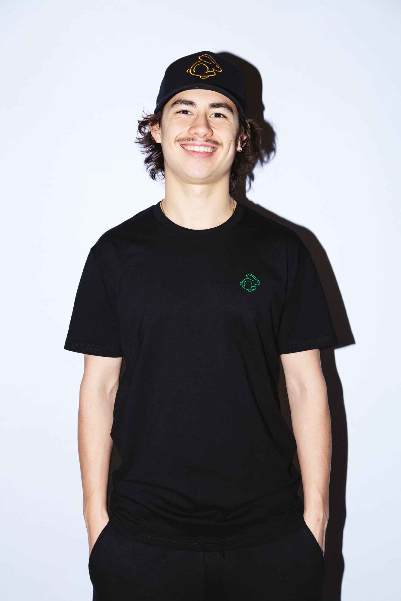 Resort Rabbit Logo T-Shirt - Black