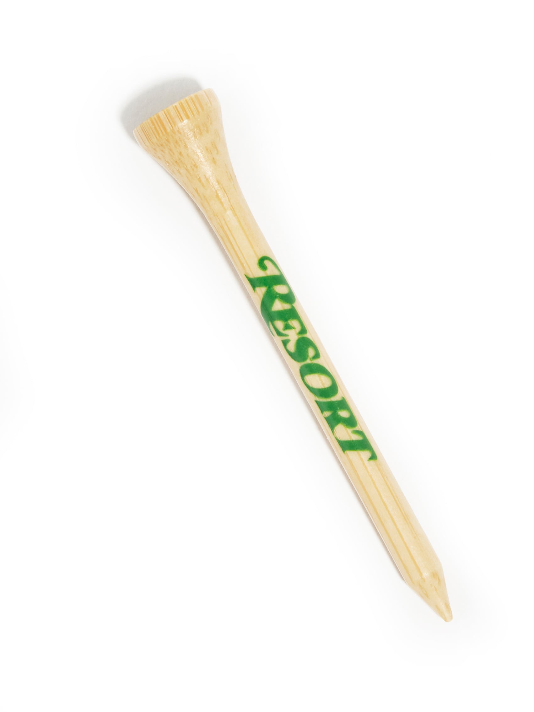 RESORT WOODEN LOGO TEES NATURAL