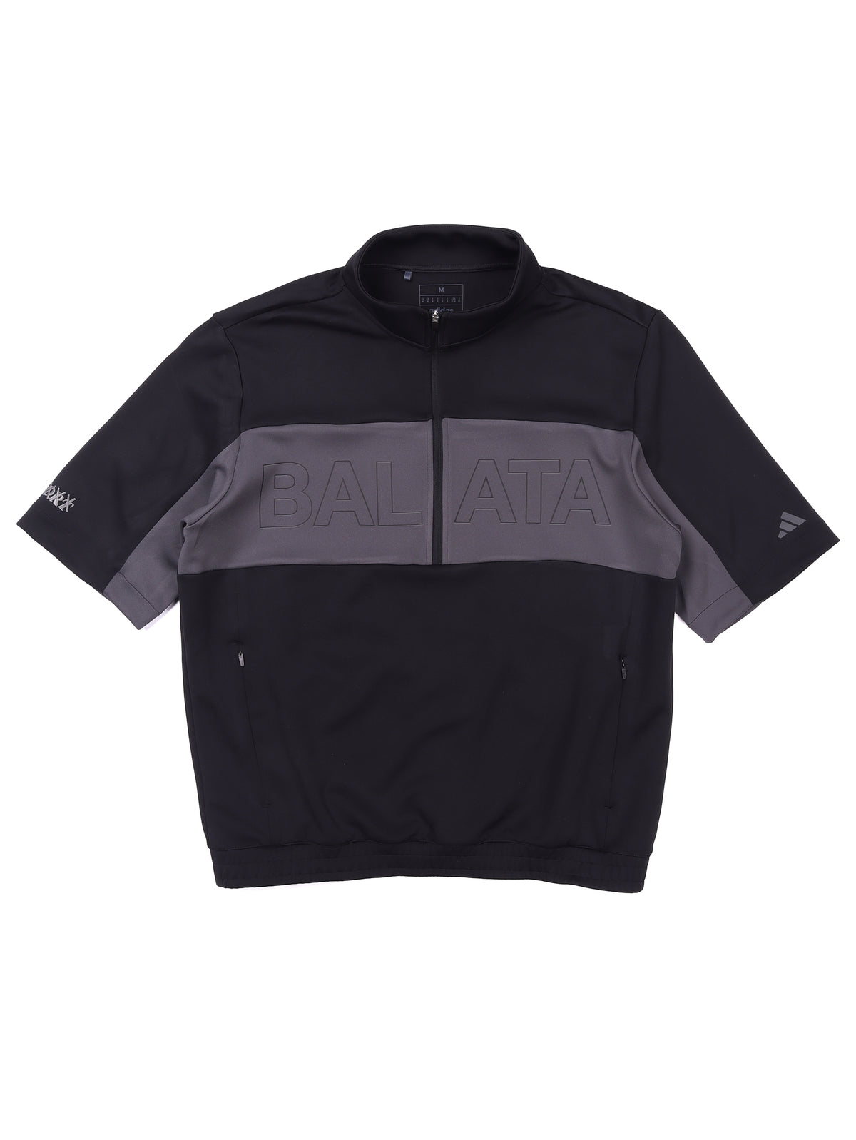 adidas Resort Balata Ultimate365 Short Sleeve Half-Zip Pullover – Black