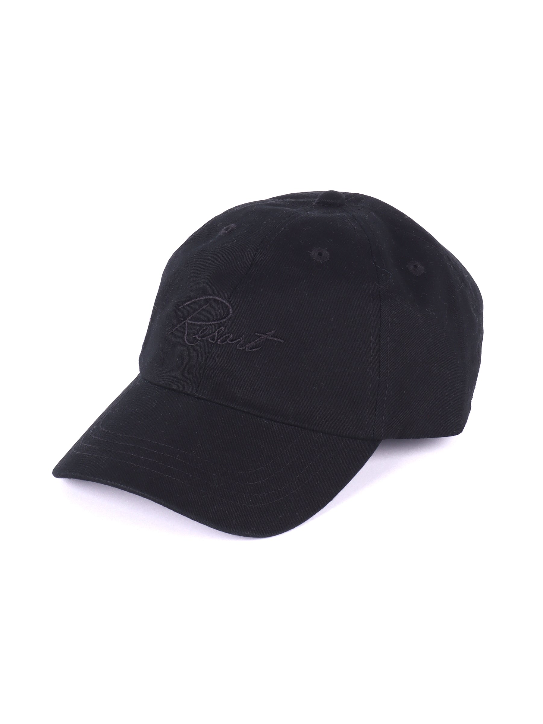 RESORT SUNDAY CAP RESORT SCRIPT BLACK