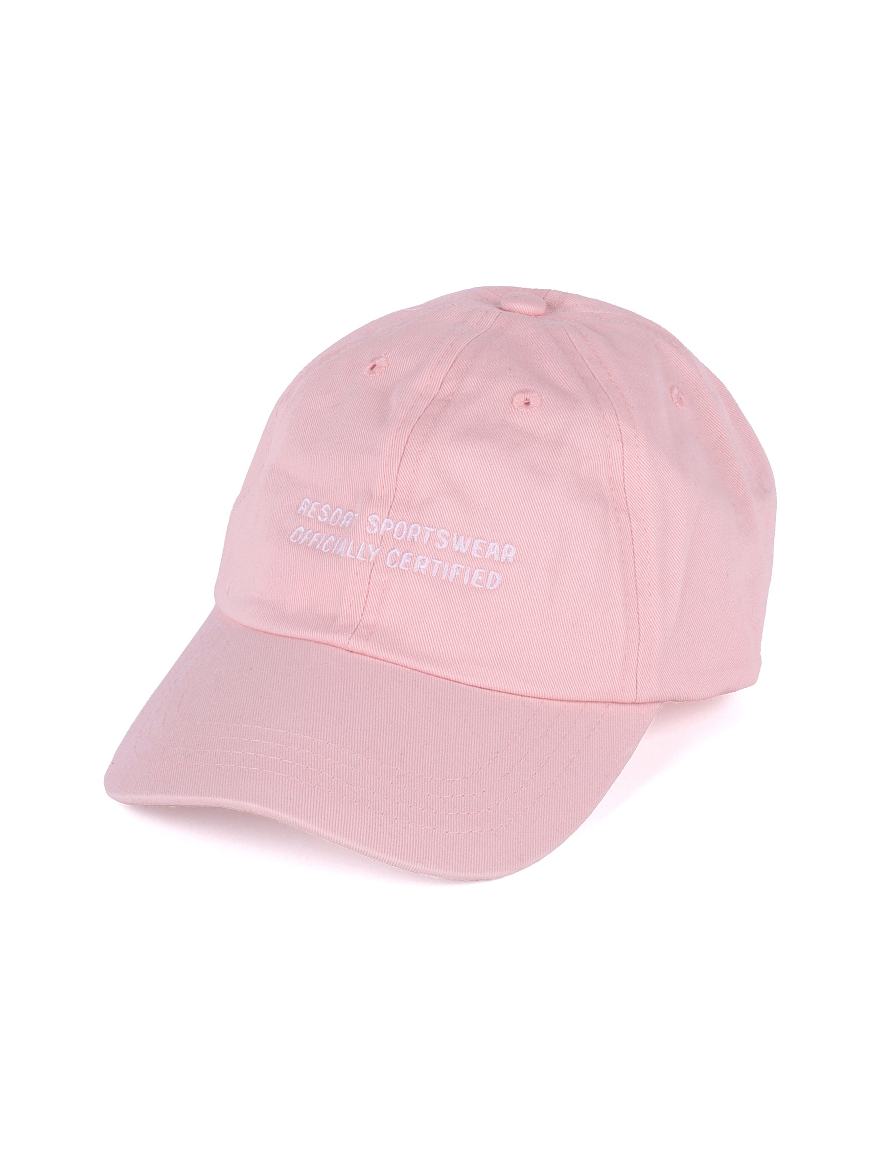 RESORT SUNDAY CAP CERTIFIED PASTEL PINK