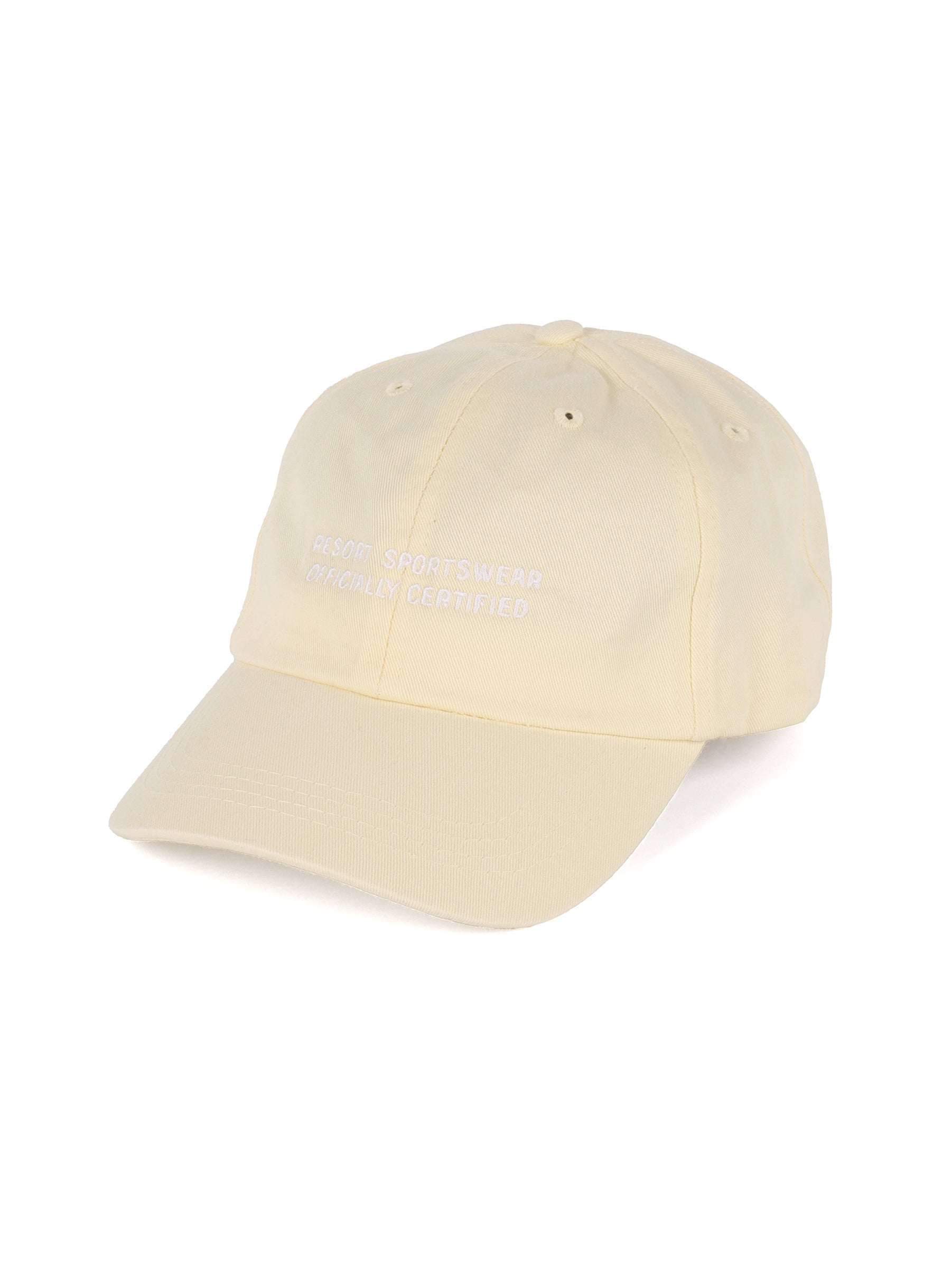 RESORT SUNDAY CAP CERTIFIED PASTEL YELLOW
