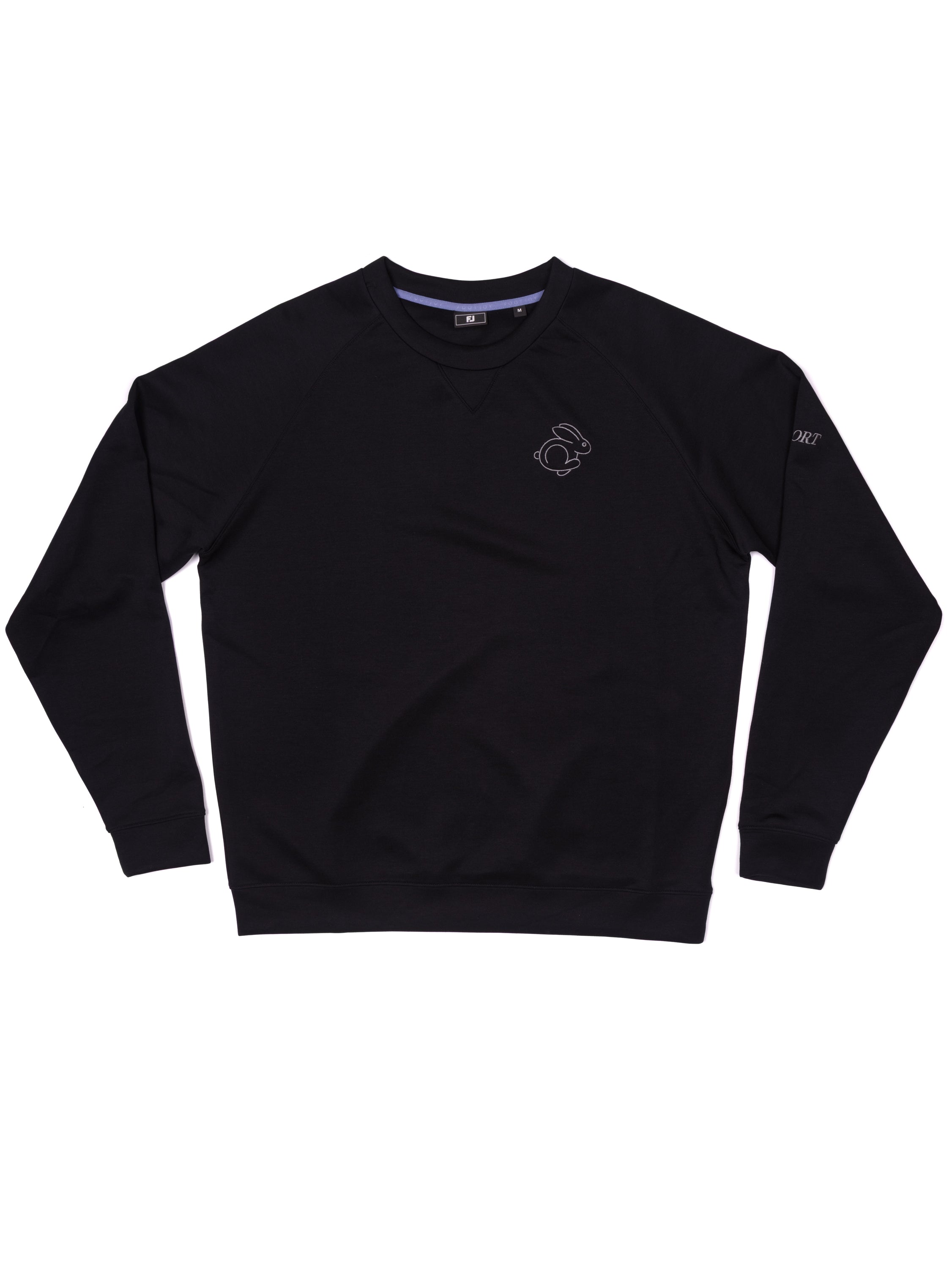 FOOTJOY CREWNECK SWEATSHIRT - 39305 BLACK
