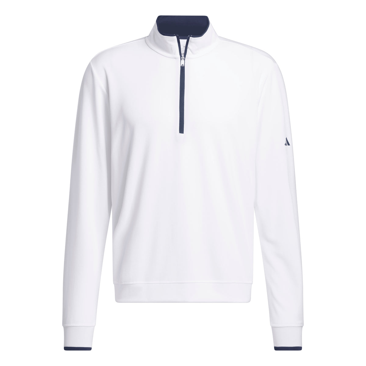 adidas Lightweight Quarter-Zip Pullover – White