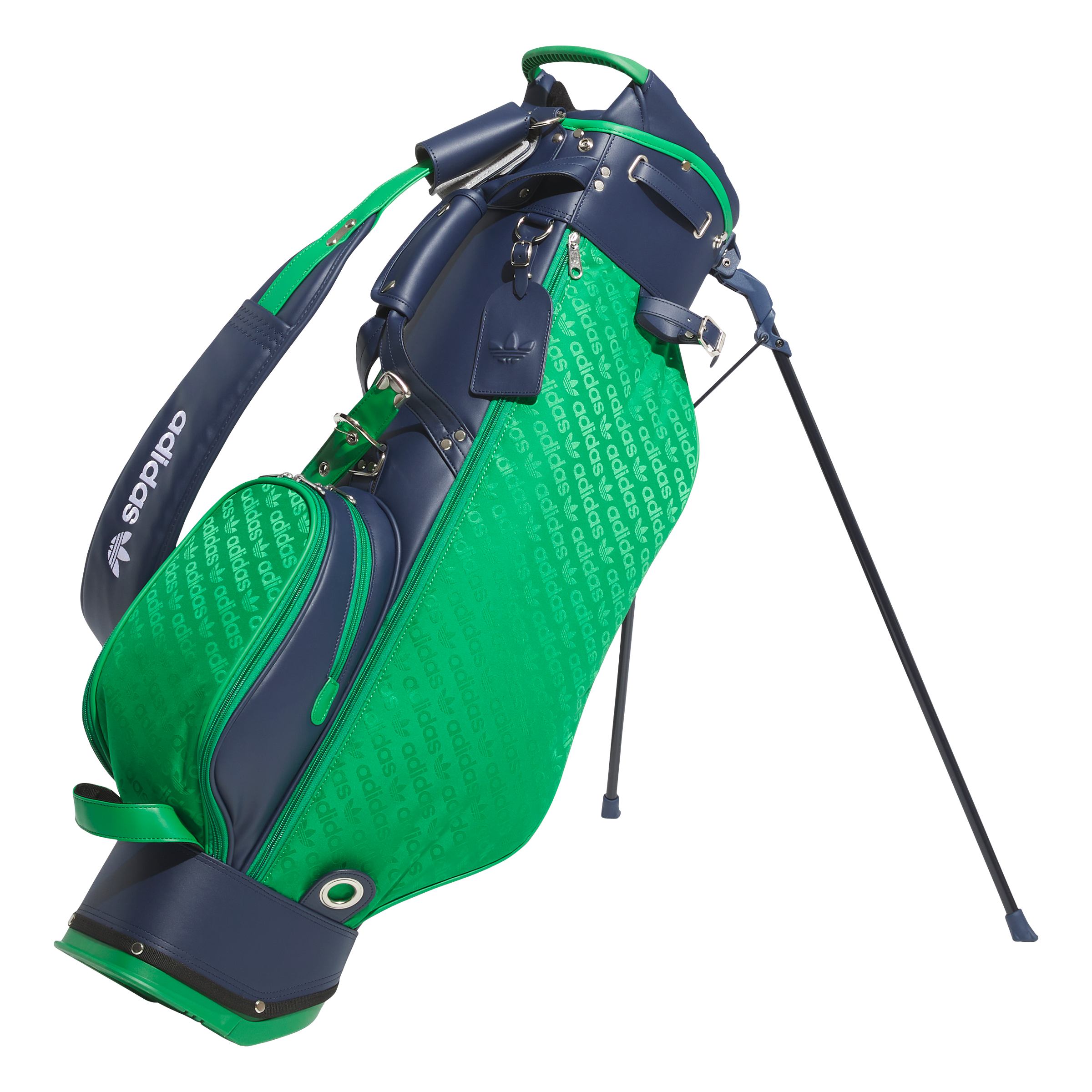 adidas Golf Originals Caddy Bag Green/Night Indigo