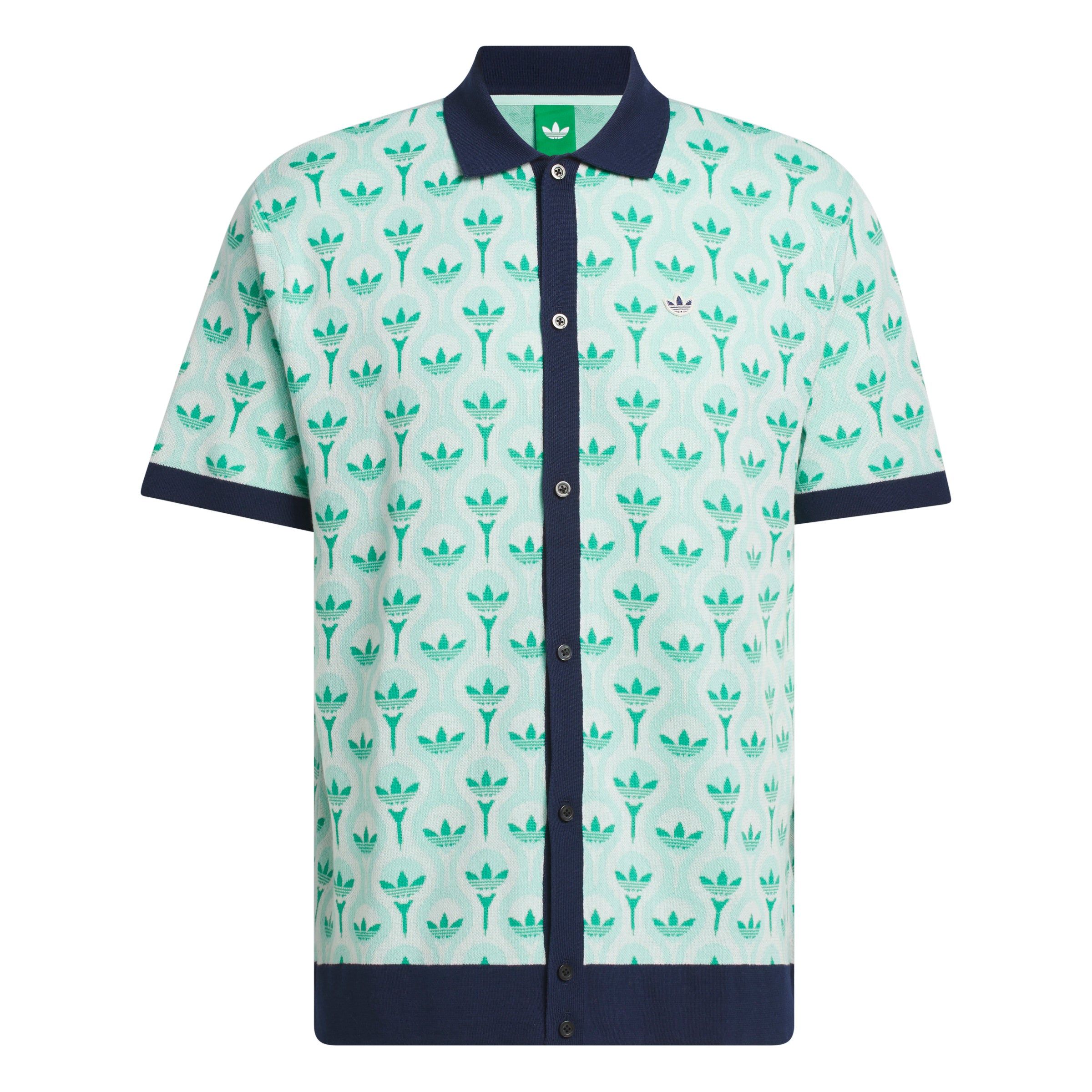 ADIDAS GOLF ORIGINALS - KNIT POLO WHITE/CLEMIN/COUGRN