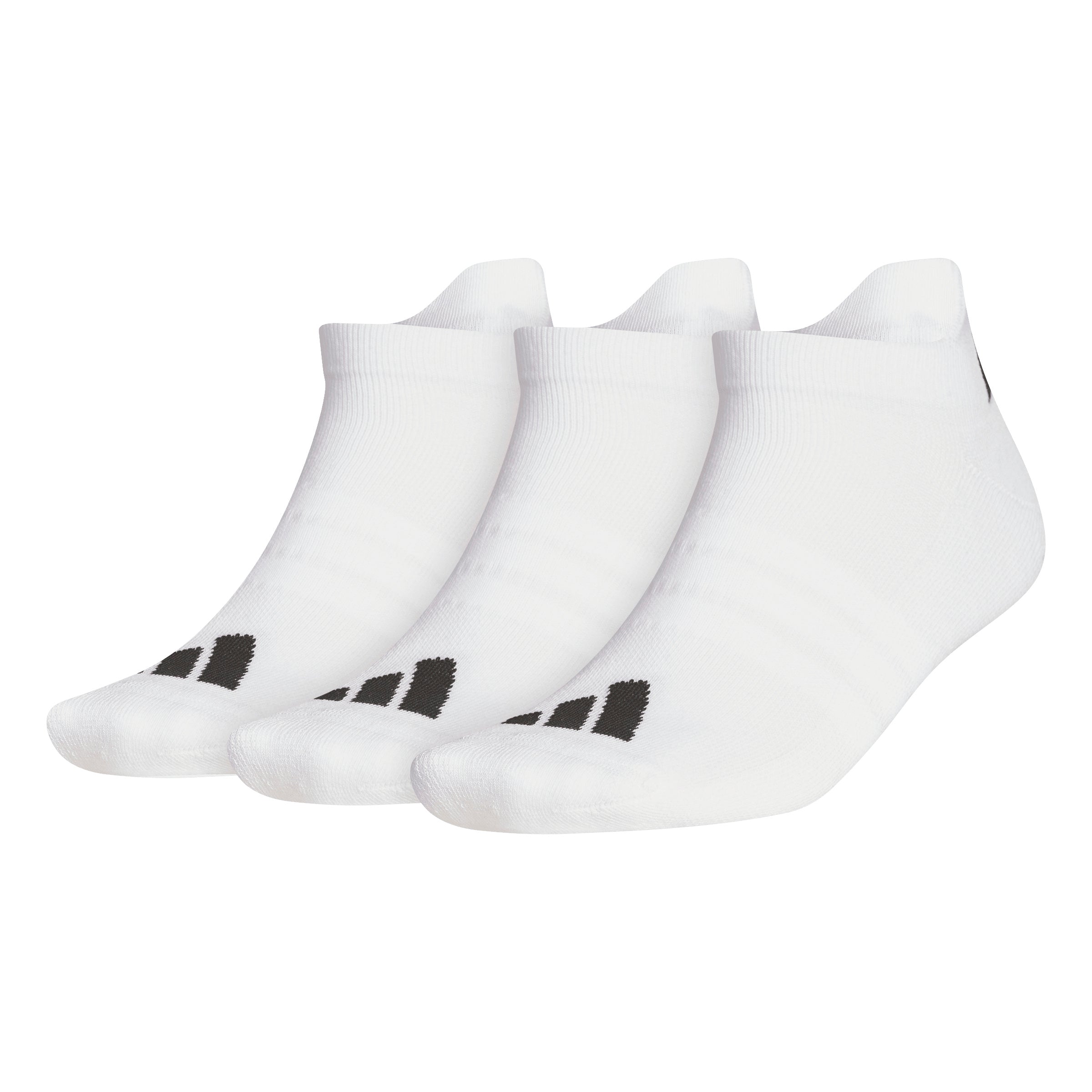 ADIDAS- PERFORMANCE ANKLE SOCKS- WHITE- 3 PK