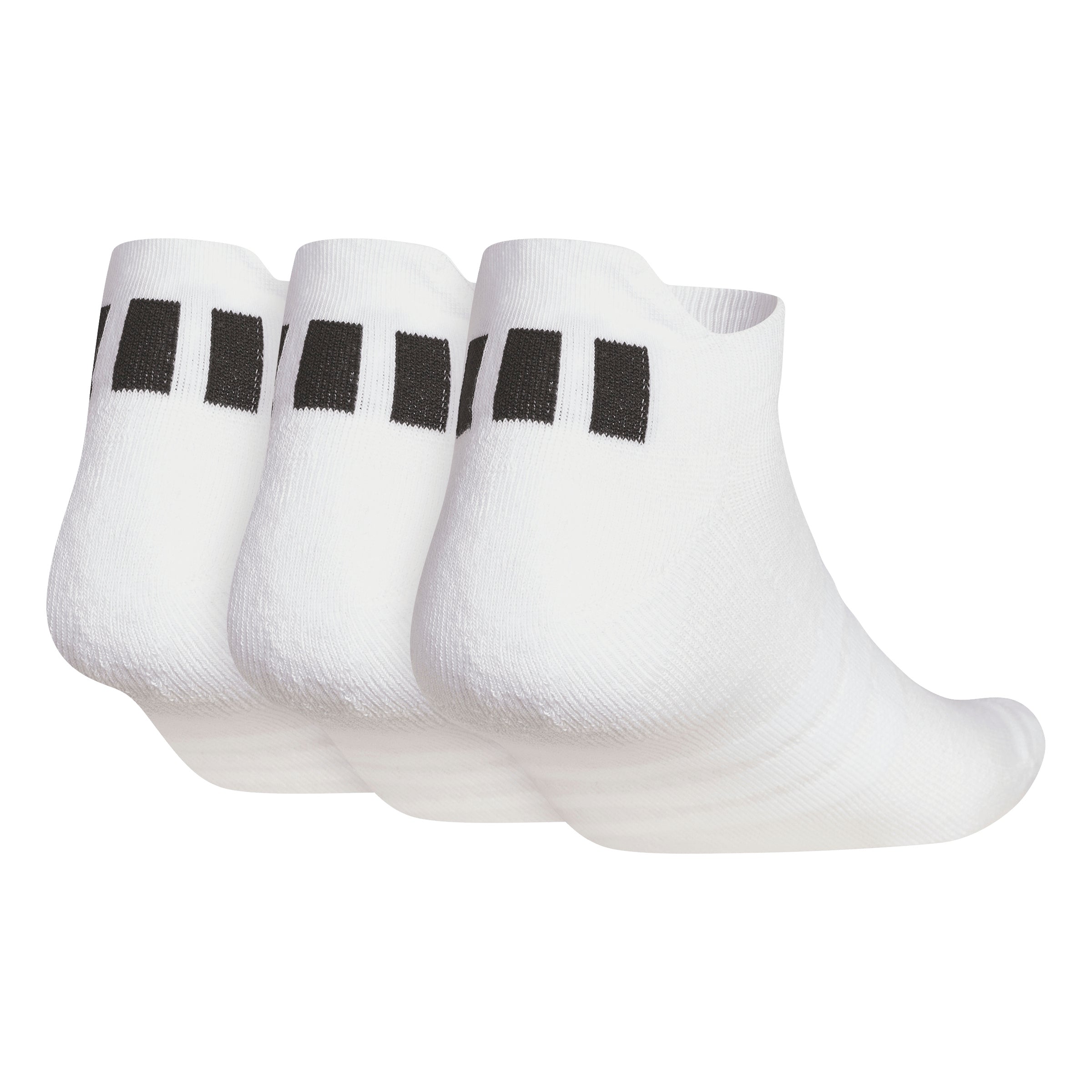 ADIDAS- PERFORMANCE ANKLE SOCKS- WHITE- 3 PK