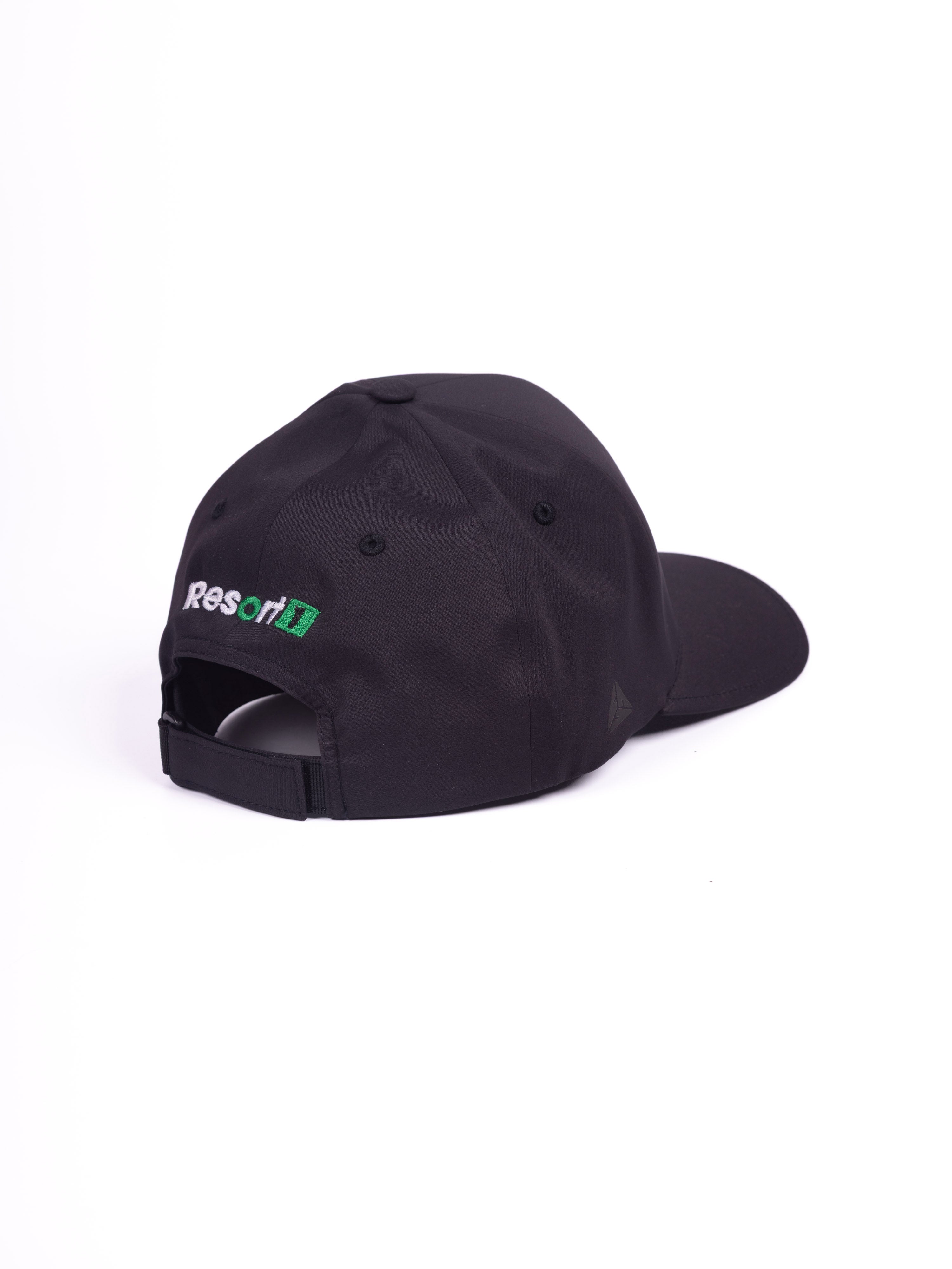RESORT TECH MOTO BADGE BASEBALL CAP BLACK