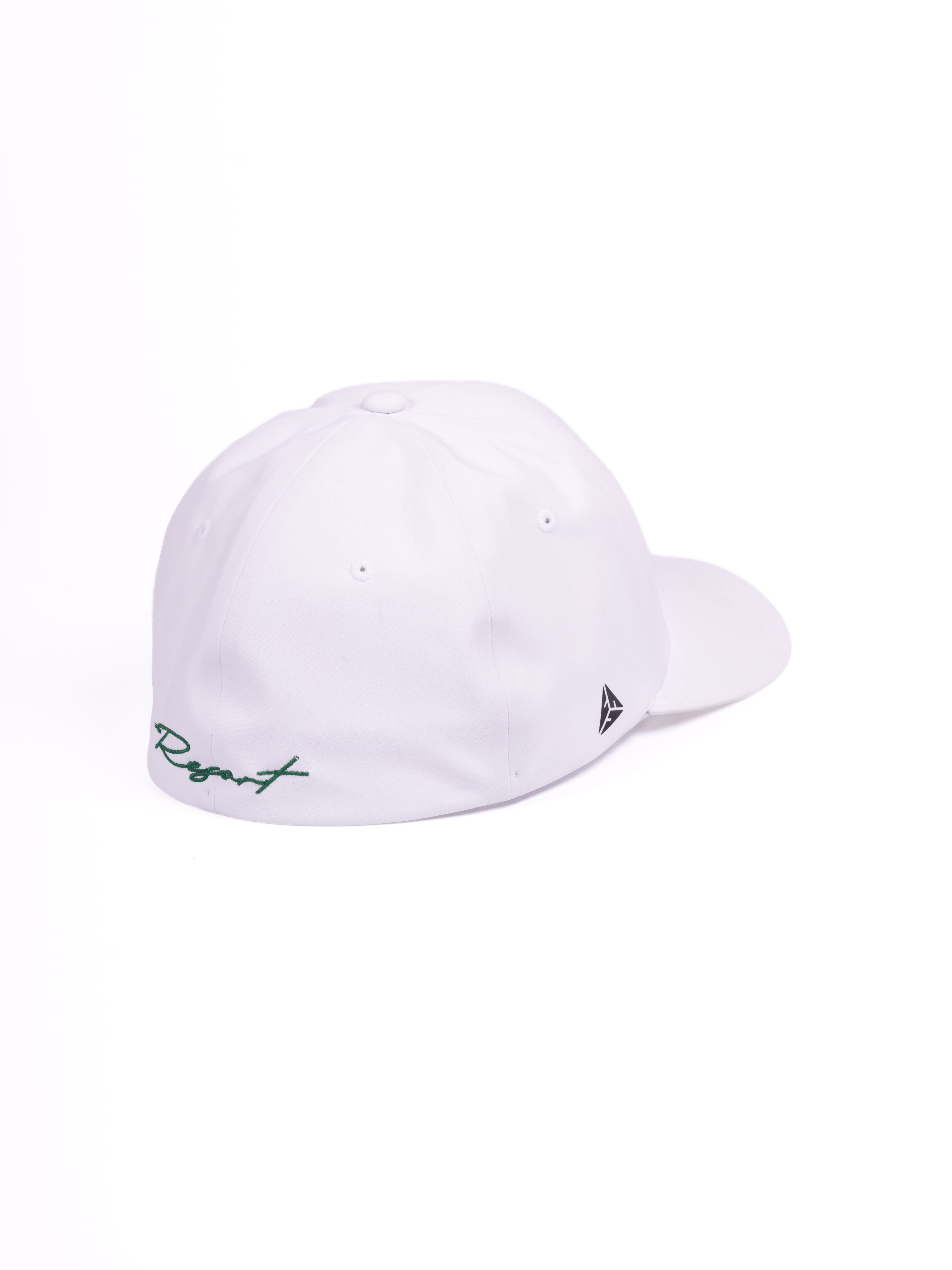 RESORT TECH FLAG SCRIPT BASEBALL CAP WHITE
