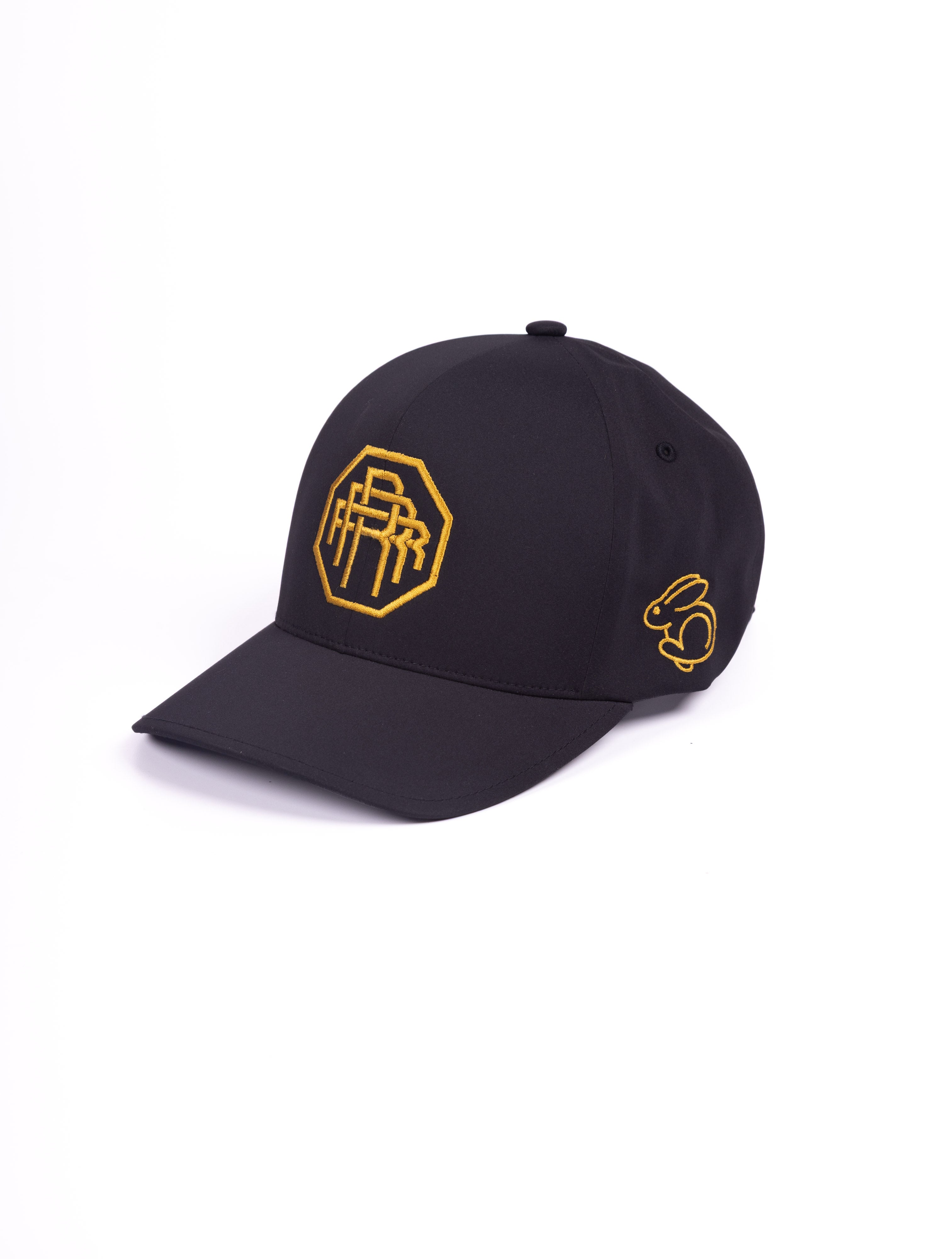 RESORT TECH MONOGRAM BASEBALL CAP BLACK