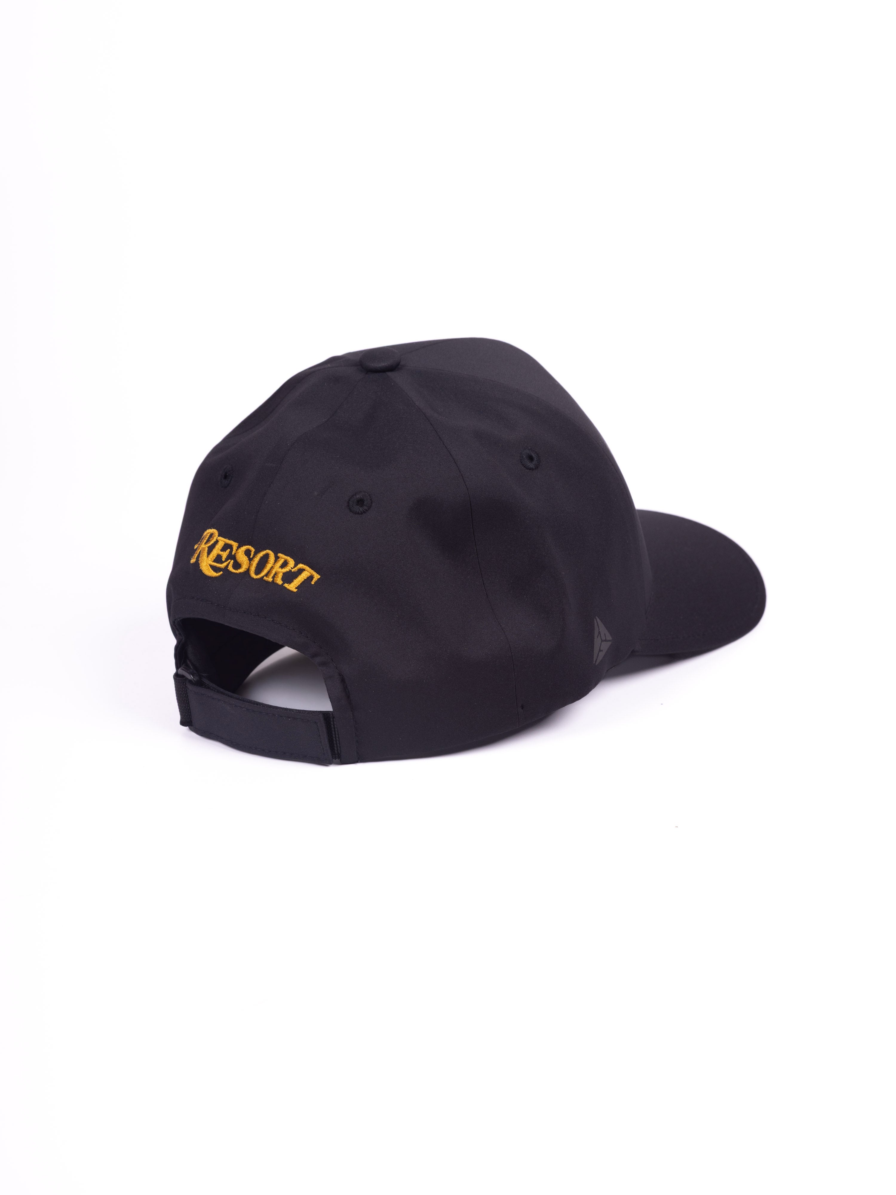 RESORT TECH MONOGRAM BASEBALL CAP BLACK