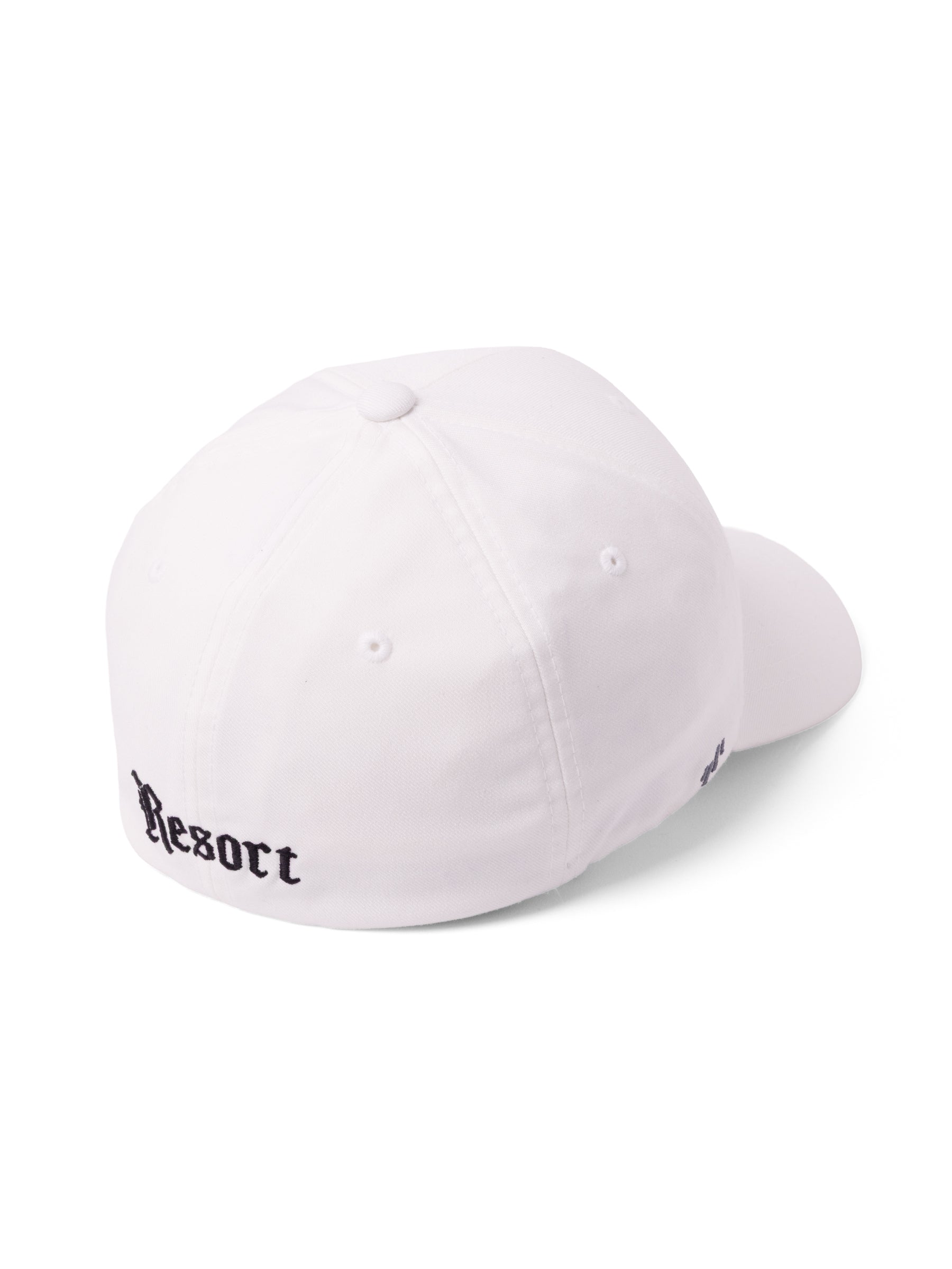 RESORT TECH 8 BALL LOGO BASEBALL CAP WHITE