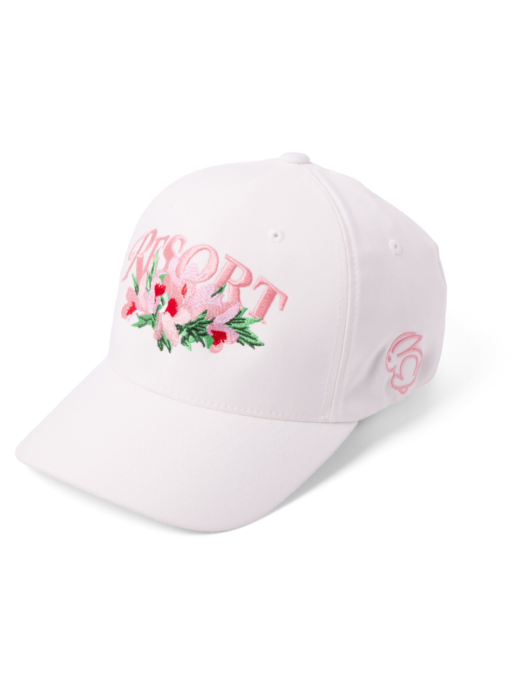 RESORT TECH AZALEAS BASEBALL CAP WHITE
