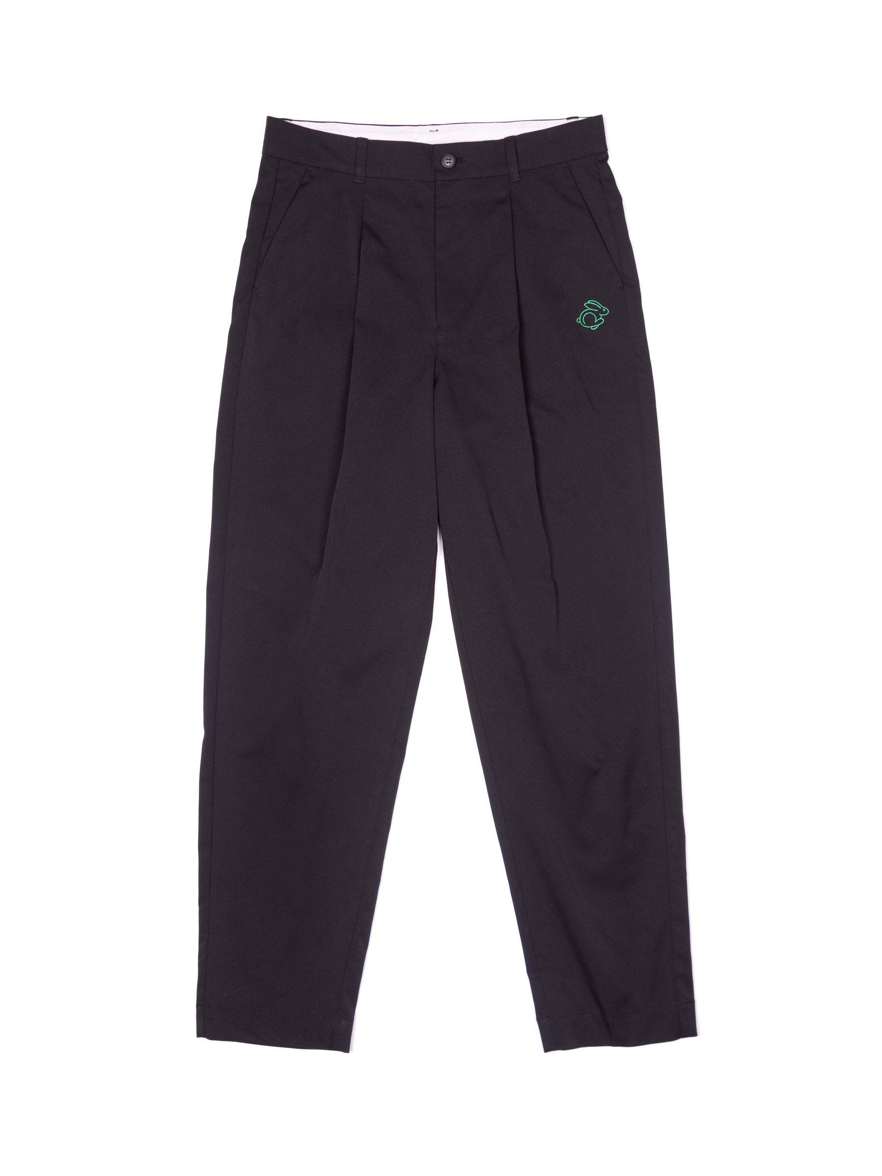 RESORT PLEATED PERFORMANCE PANT BLACK