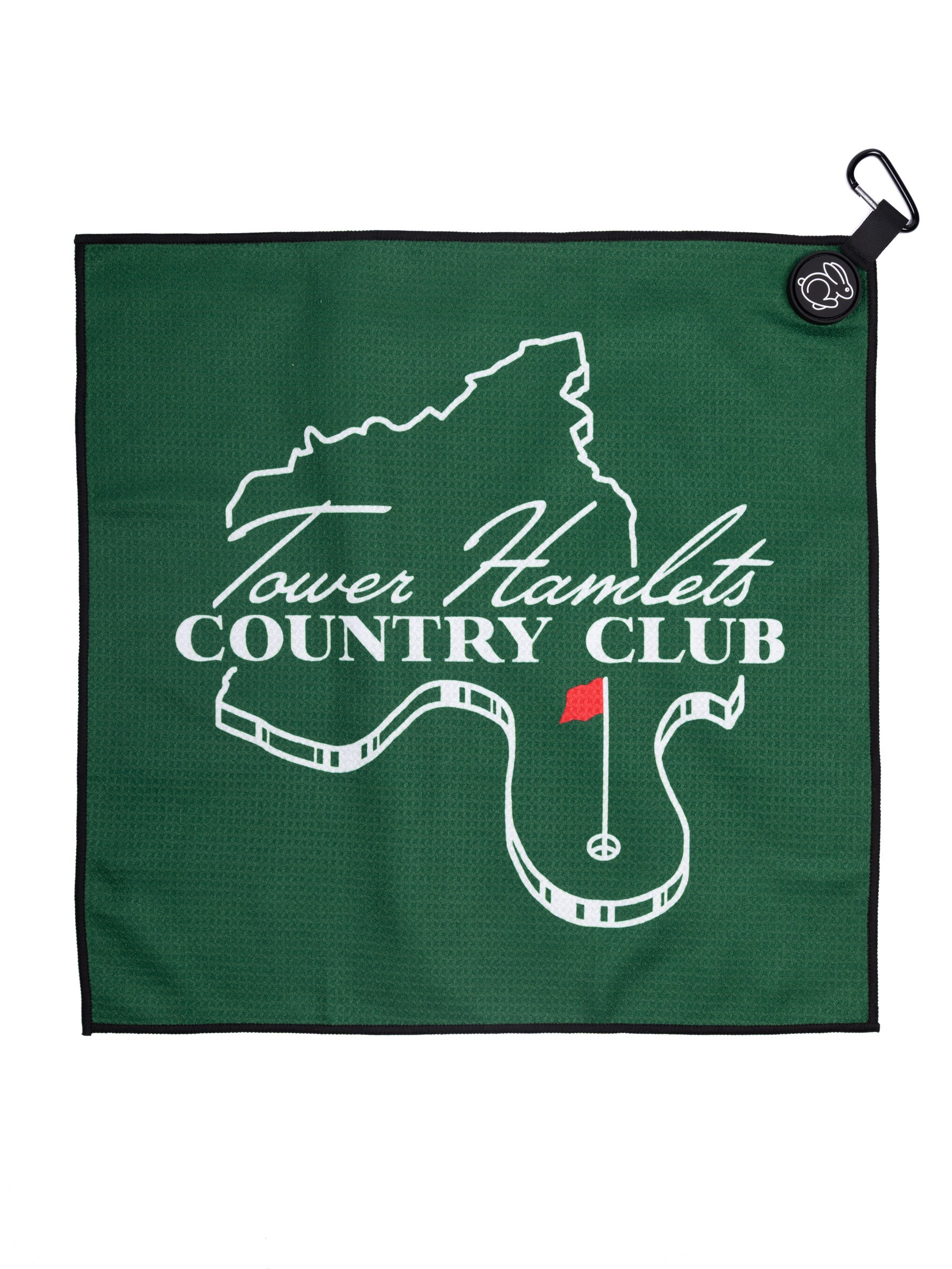 TOWER HAMLETS COUNTRY CLUB-MAP MAGNETIC TOWEL