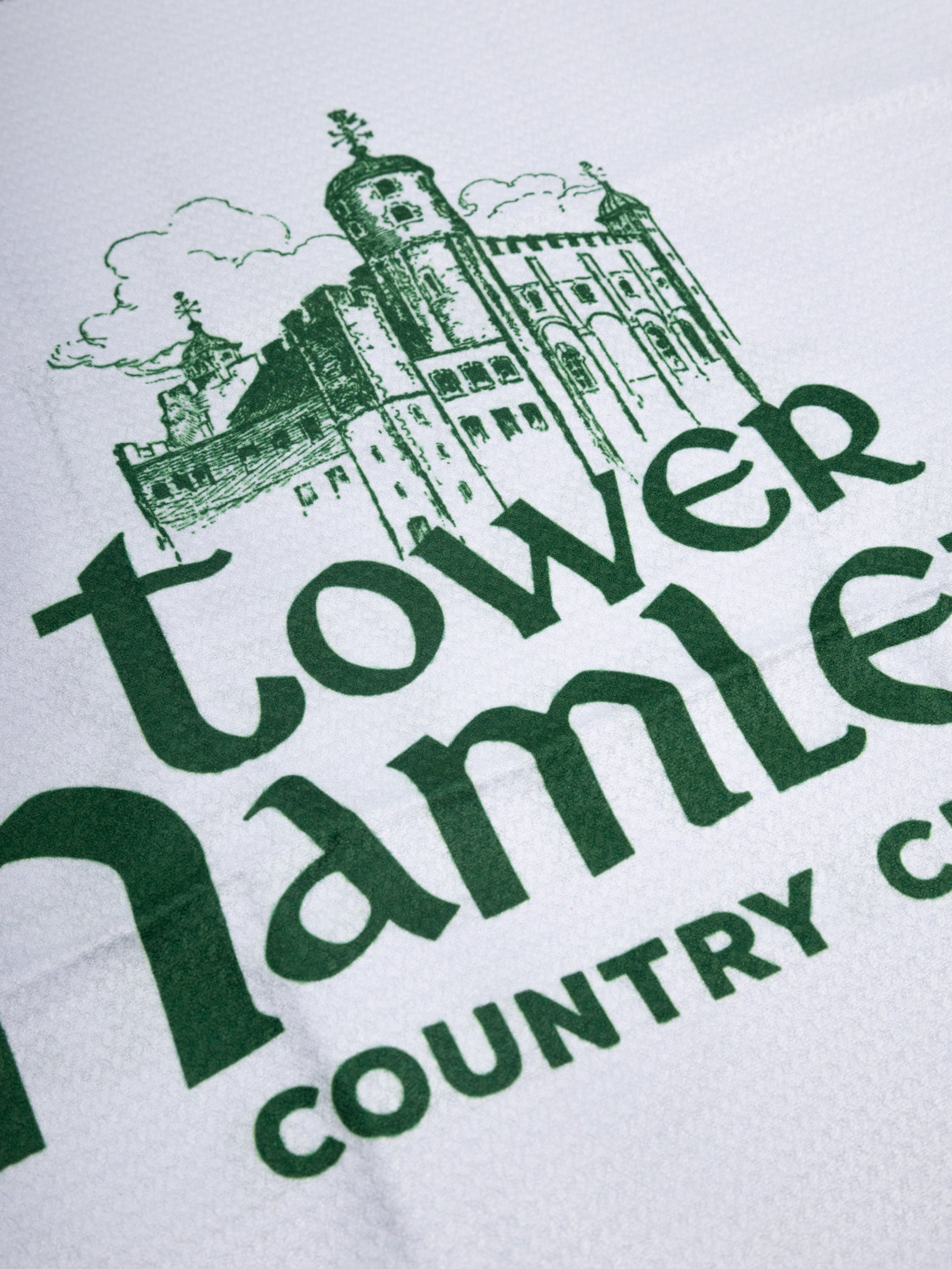 TOWER HAMLETS COUNTRY CLUB-TOWER MAGNETIC TOWEL