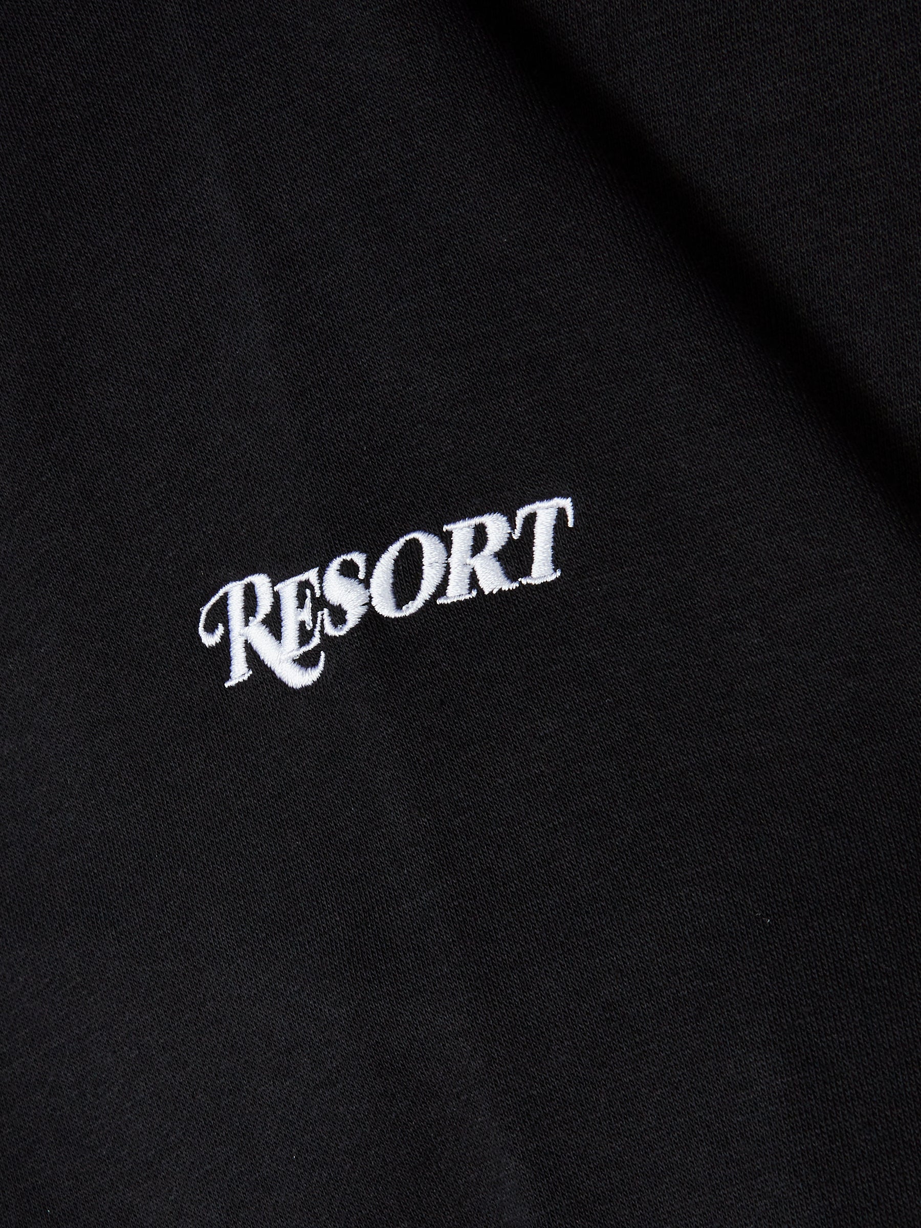 NIKE RESORT CLUB FLEECE CREW BLACK