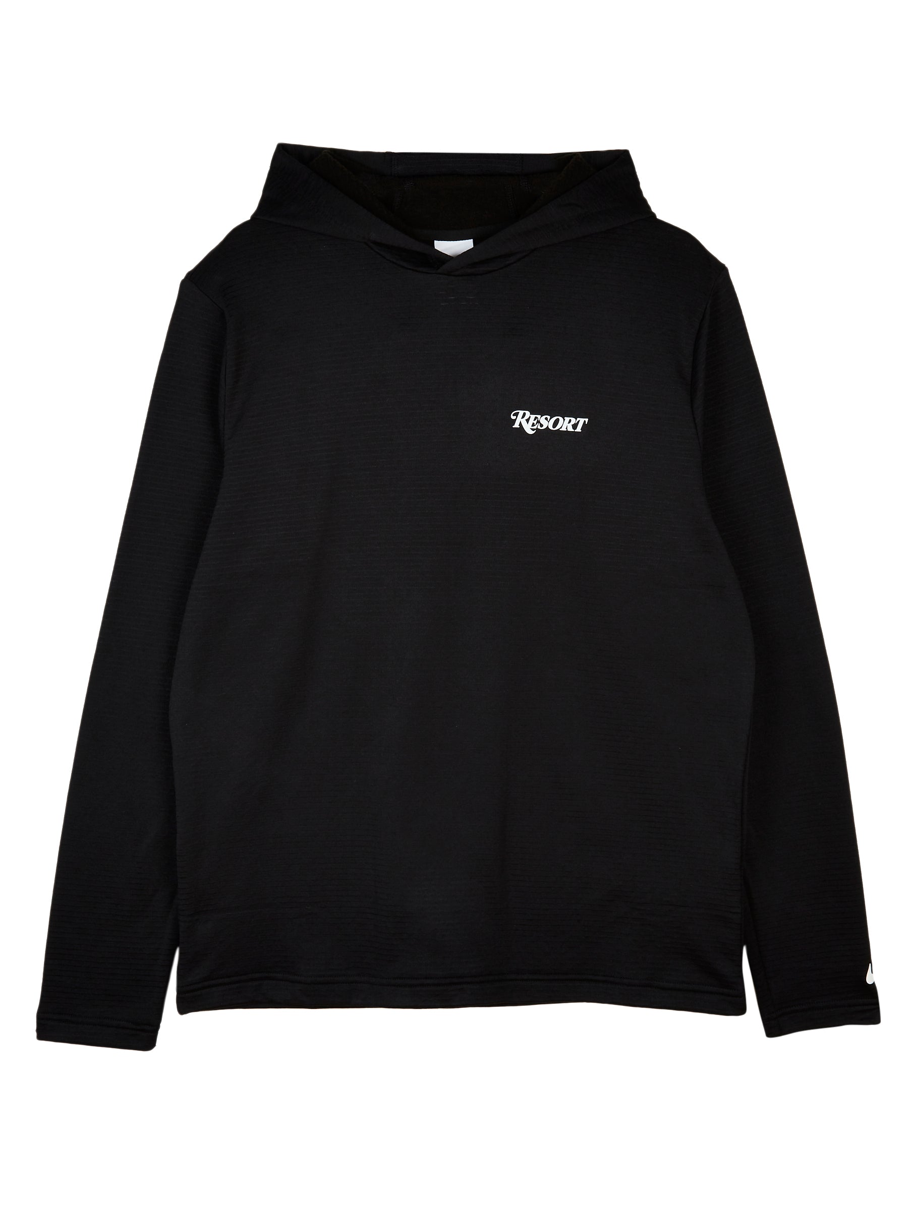 NIKE RESORT TOUR PULLOVER DRI FIT HOODIE BLACK