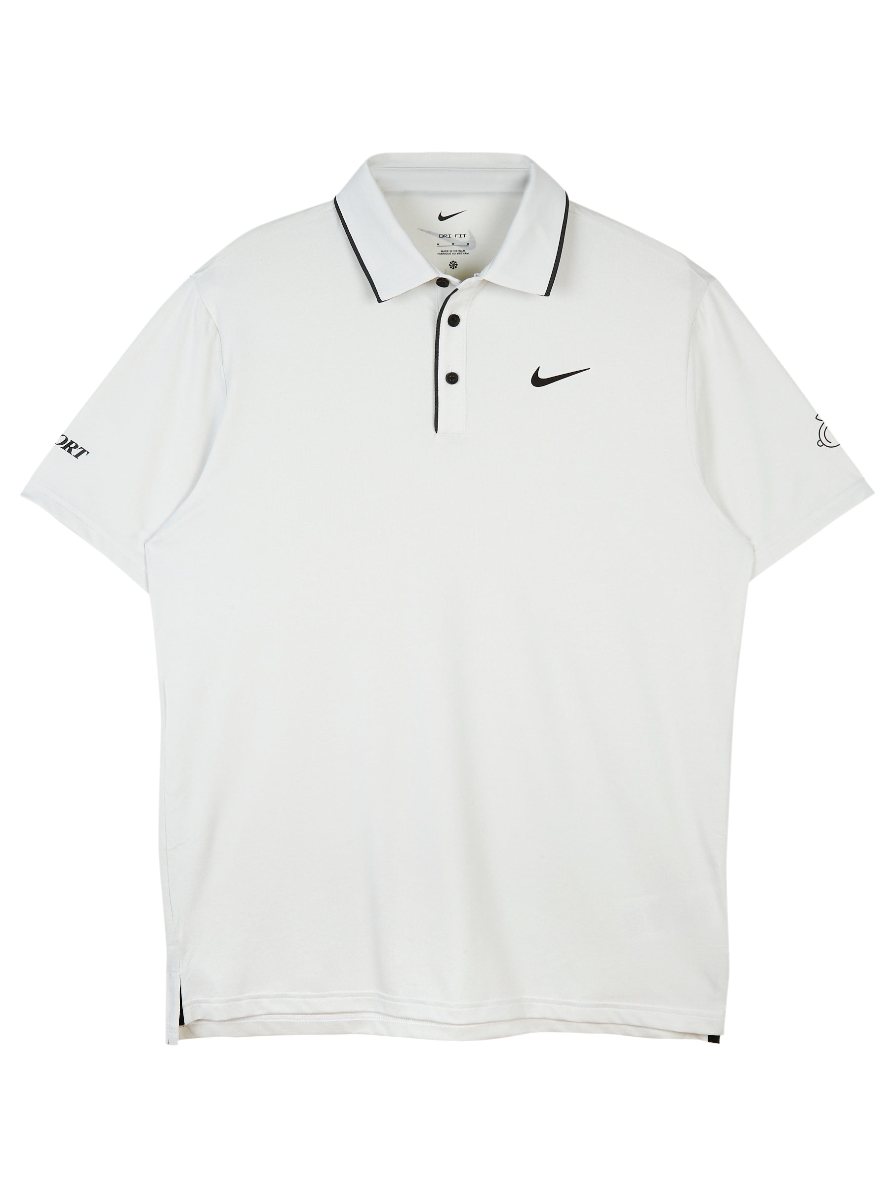 NIKE RESORT TOUR DRI-FIT PIPED POLO SS SILT