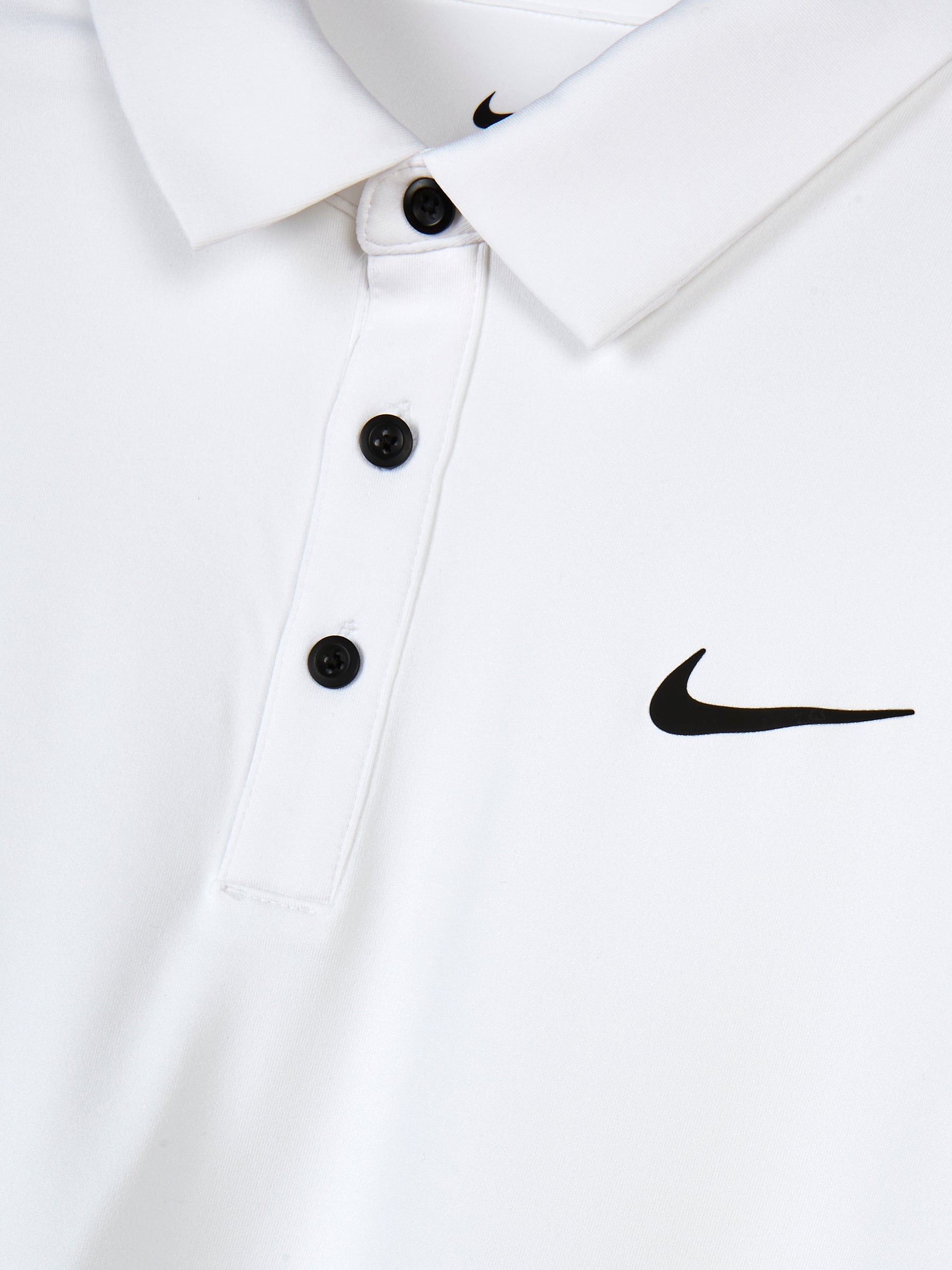 NIKE RESORT TOUR DRI FIT SOLID POLO SS WHITE