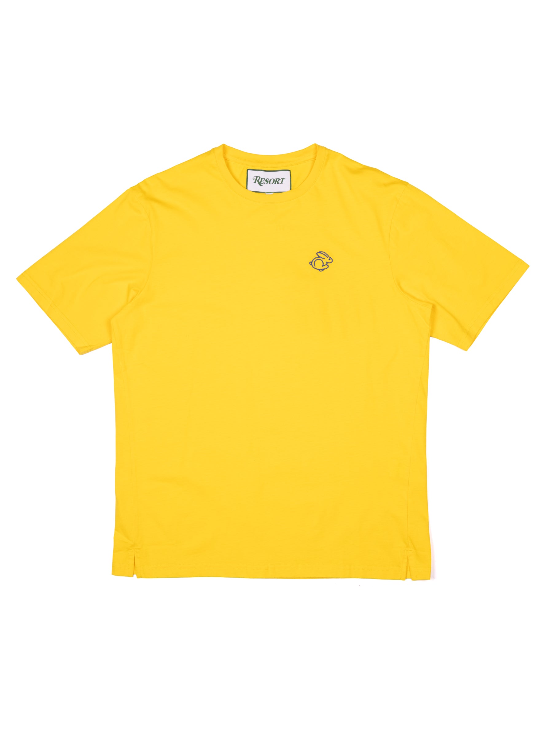 RABBIT PLAYER LOGO TEE YELLOW