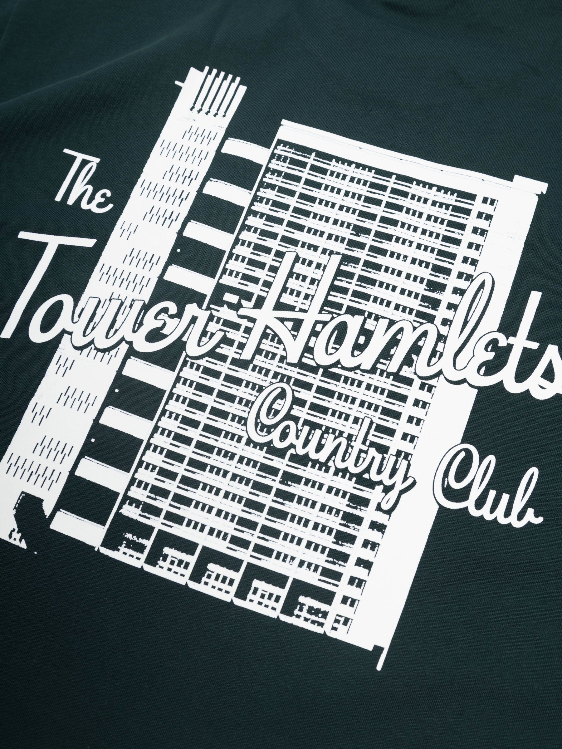 TOWER HAMLETS COUNTRY CLUB BALFRON TEE GREEN
