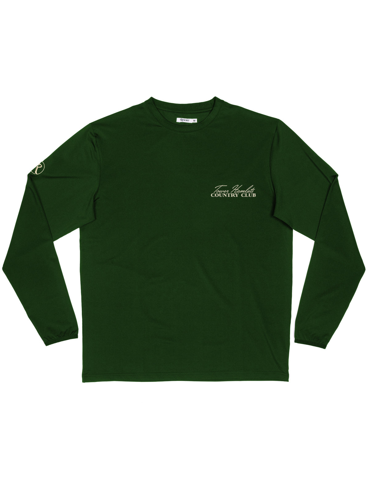 Resort Tower Hamlets Country Club Map Long-Sleeve T-Shirt – Dark Green