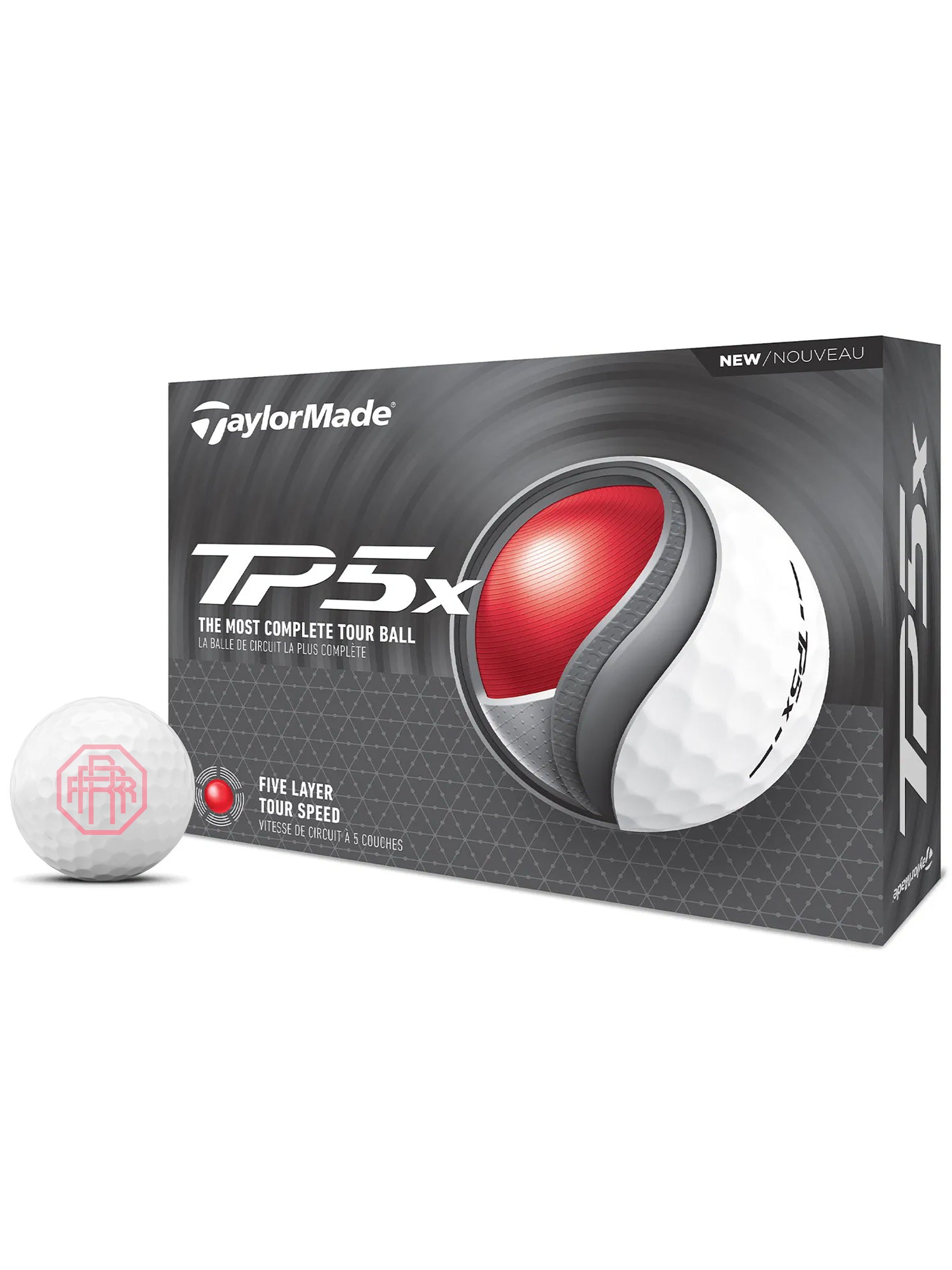 TAYLORMADE TP5x MONOGRAM PINK DOZEN