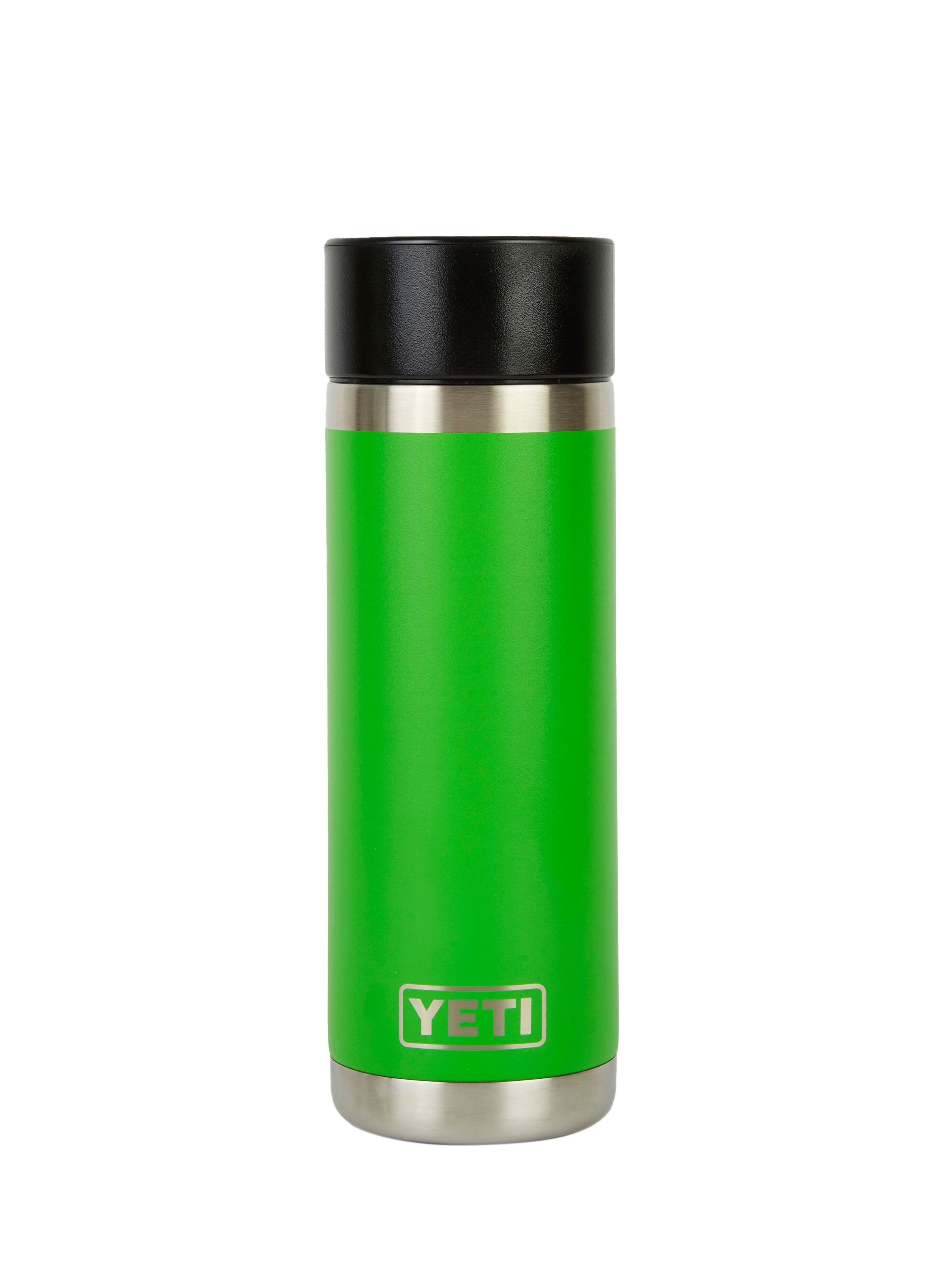 YETI RAMBLER 18 OZ BOTTLE W HOTSHOT CAP LTD CANOPY GREEN
