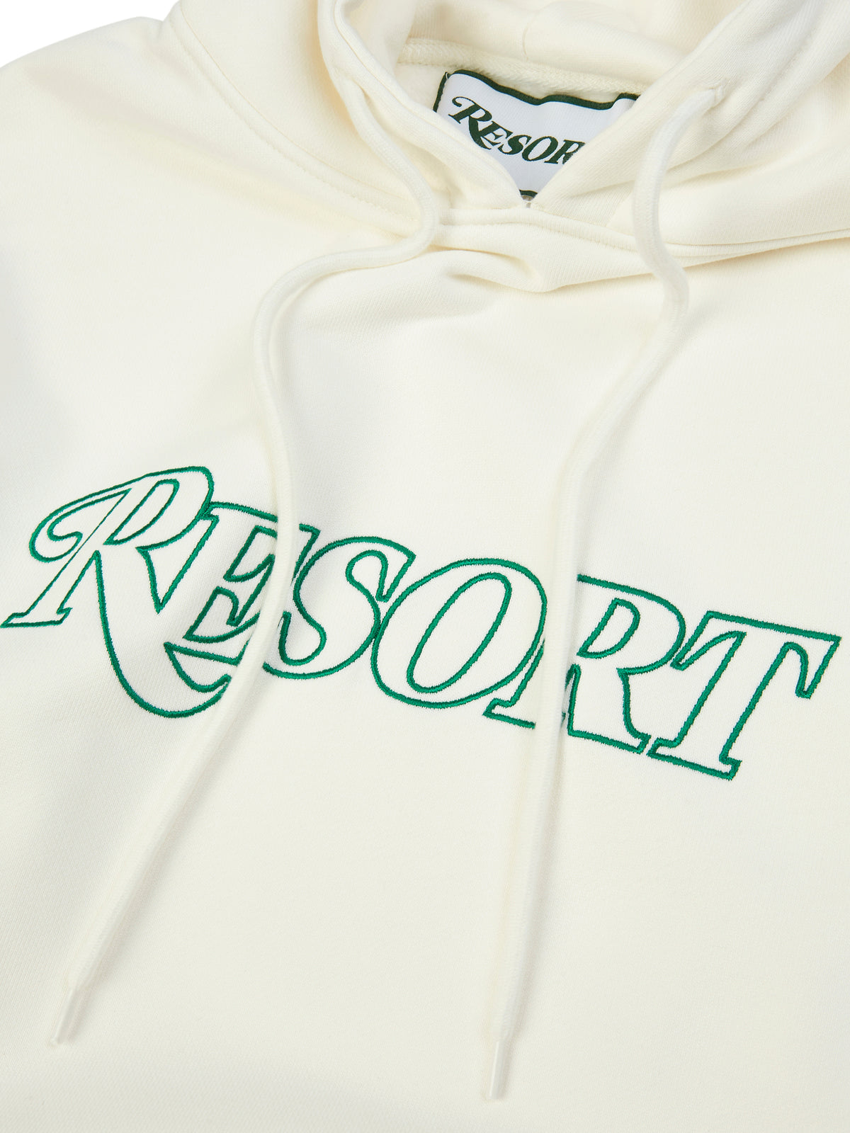 Resort Logo Hoodie – Cream