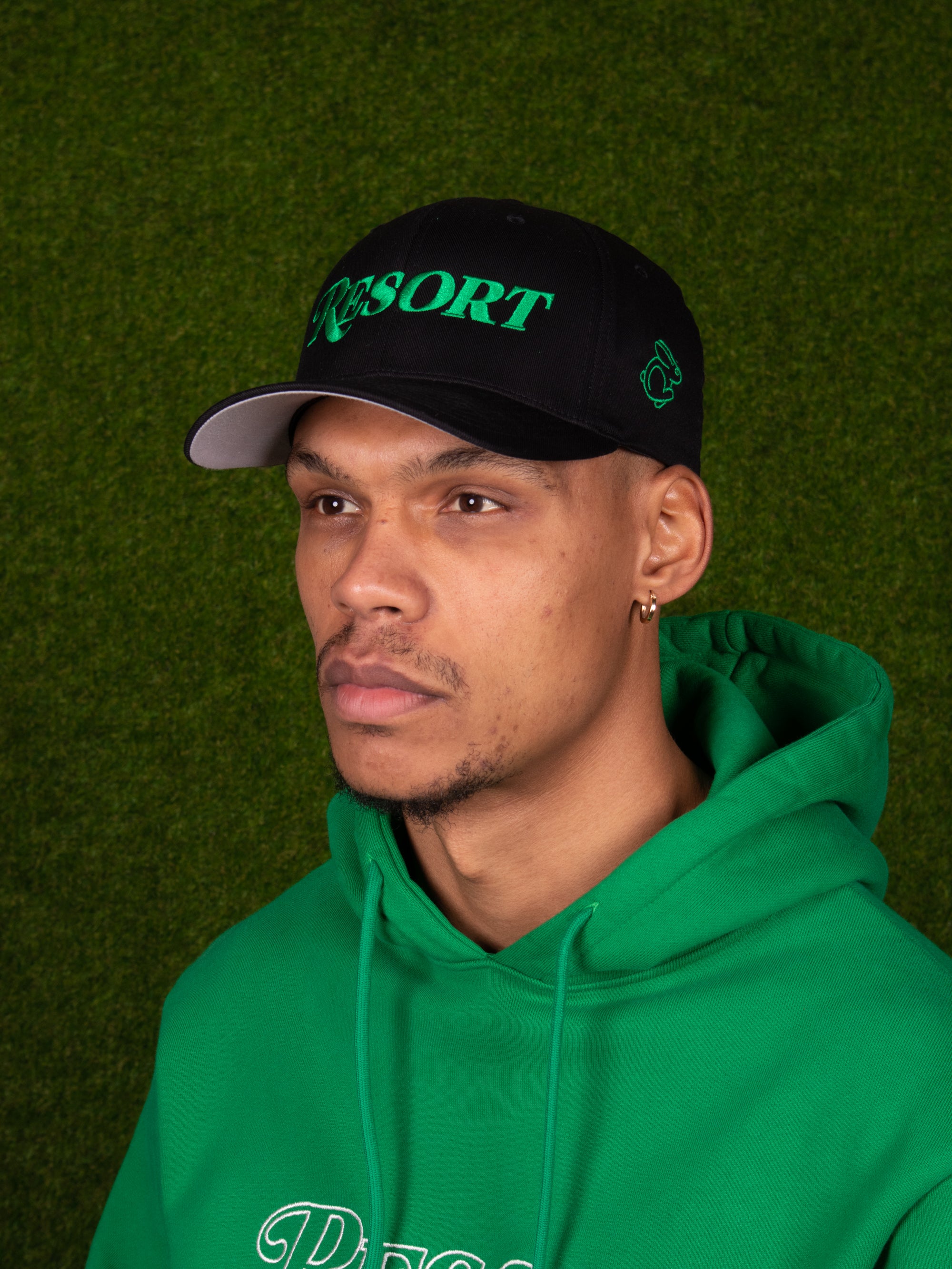 RESORT CLASSIC LOGO BASEBALL CAP WHITE