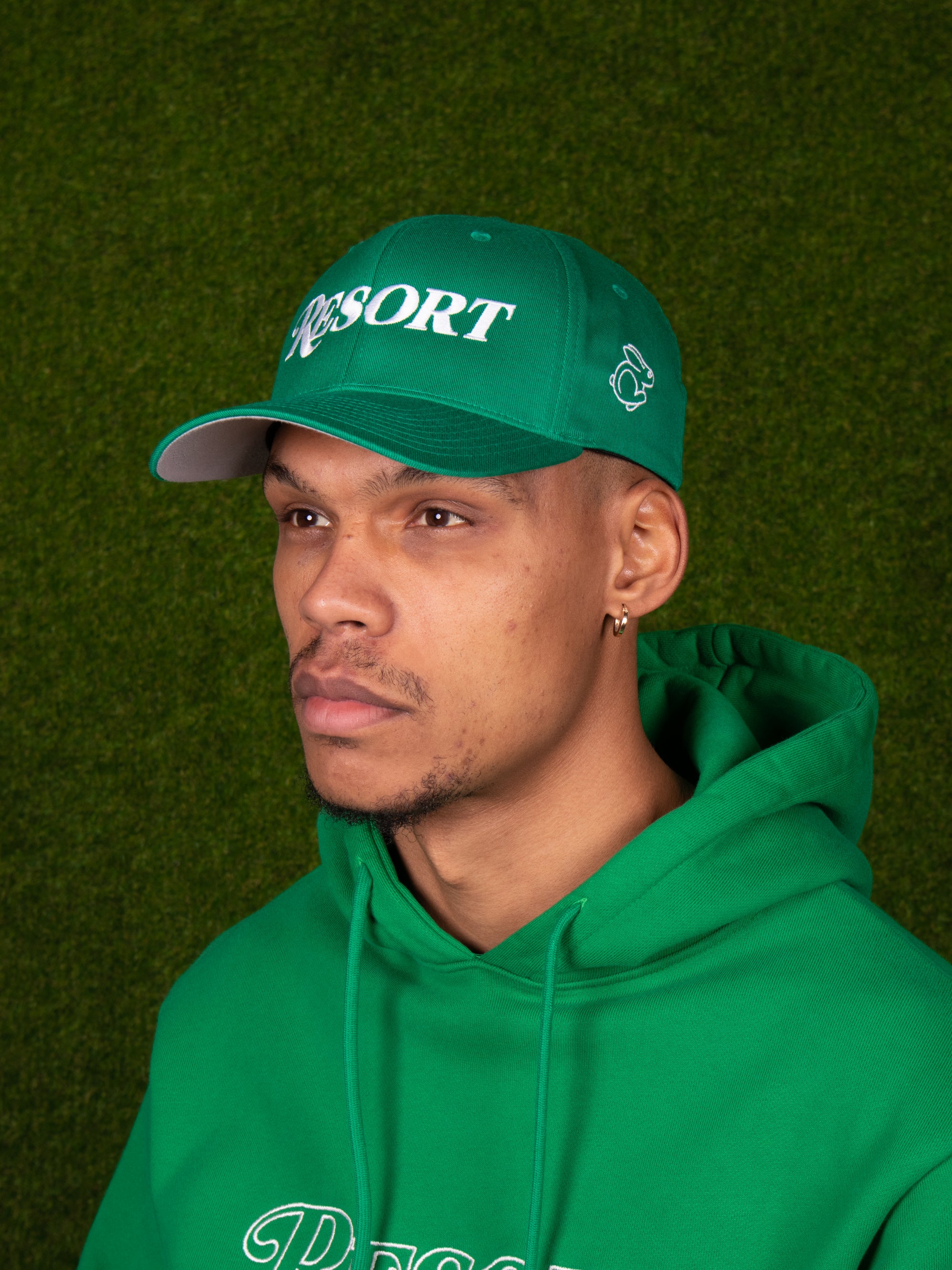 RESORT CLASSIC LOGO BASEBALL CAP GREEN