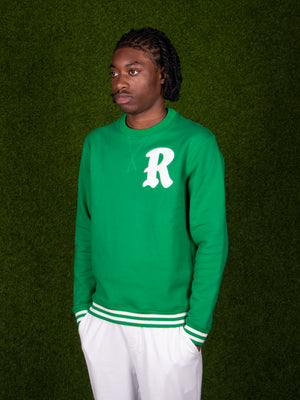 RESORT SPORTSWEAR HEAVY CREW R GREEN SIDE