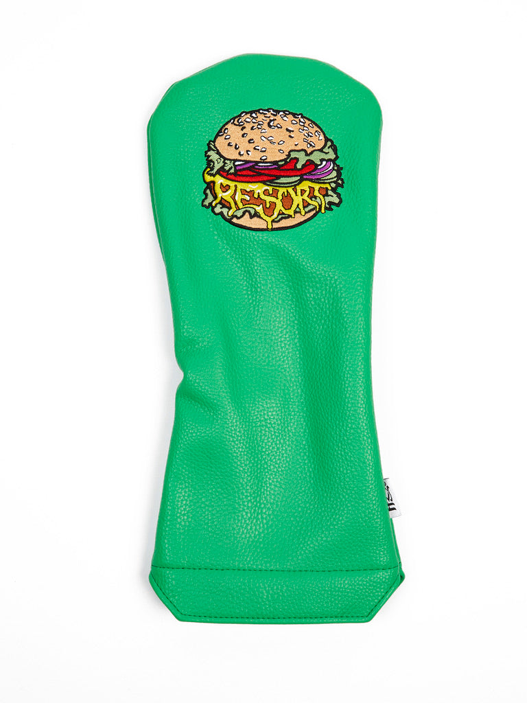 RESORT X PRG BURGER DRIVER HEAD COVER GREEN