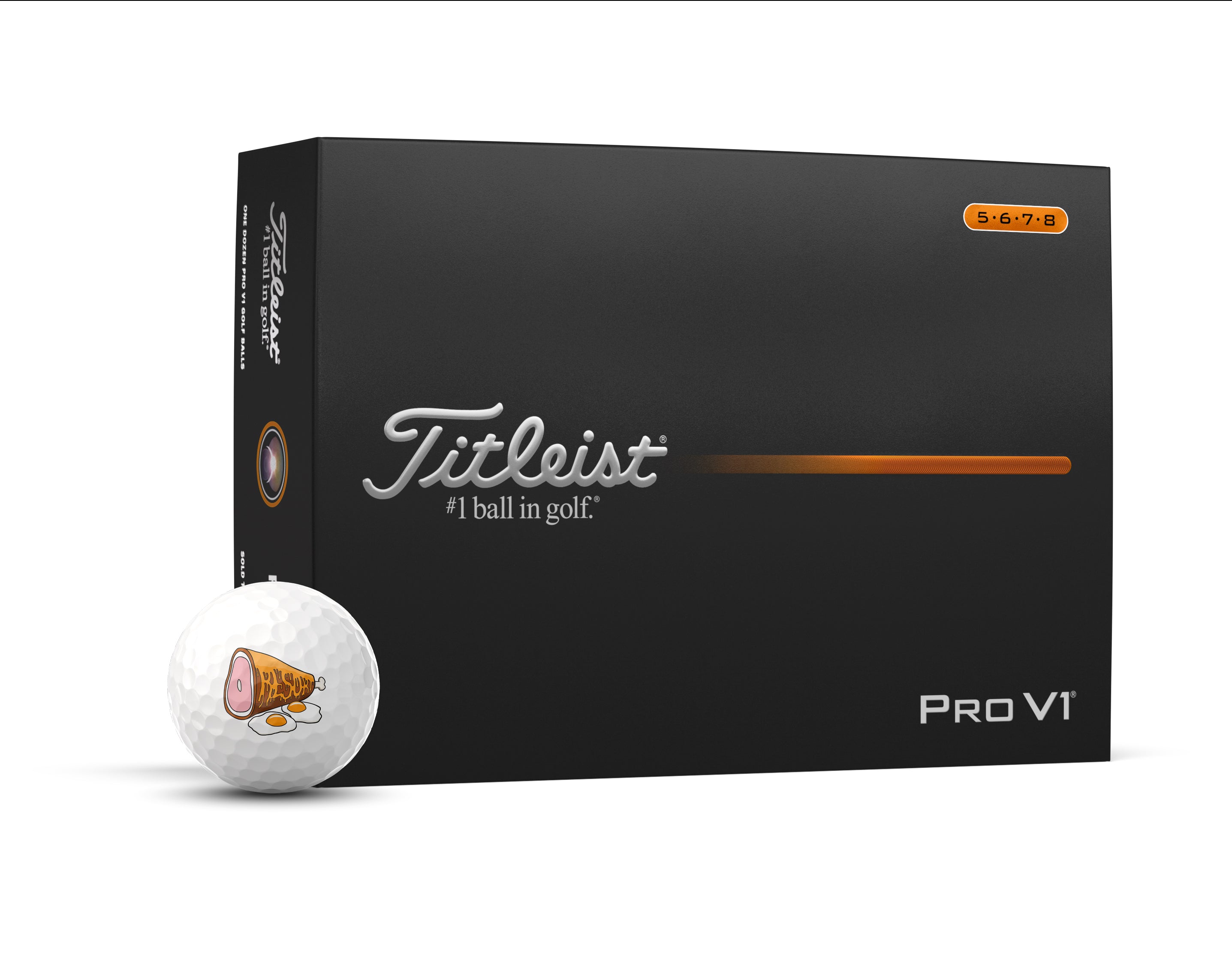 TITLEIST Pro V1 RESORT HAM N EGGS - DOZEN