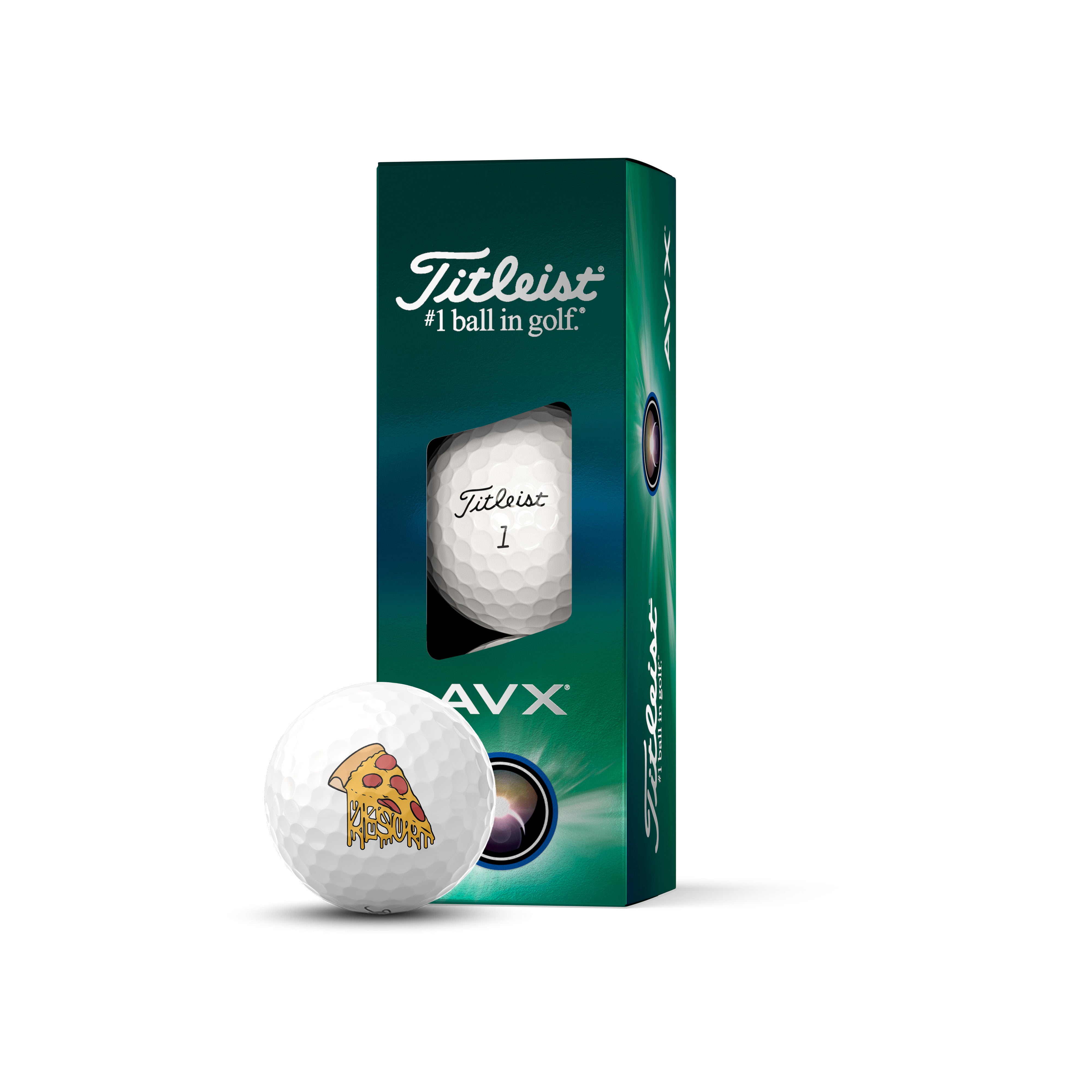 TITLEIST AVX RESORT PIZZA SLICE - SLEEVE OF 3