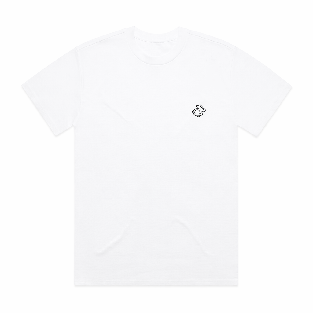 CORE LOGO TEE HEAVY WHITE