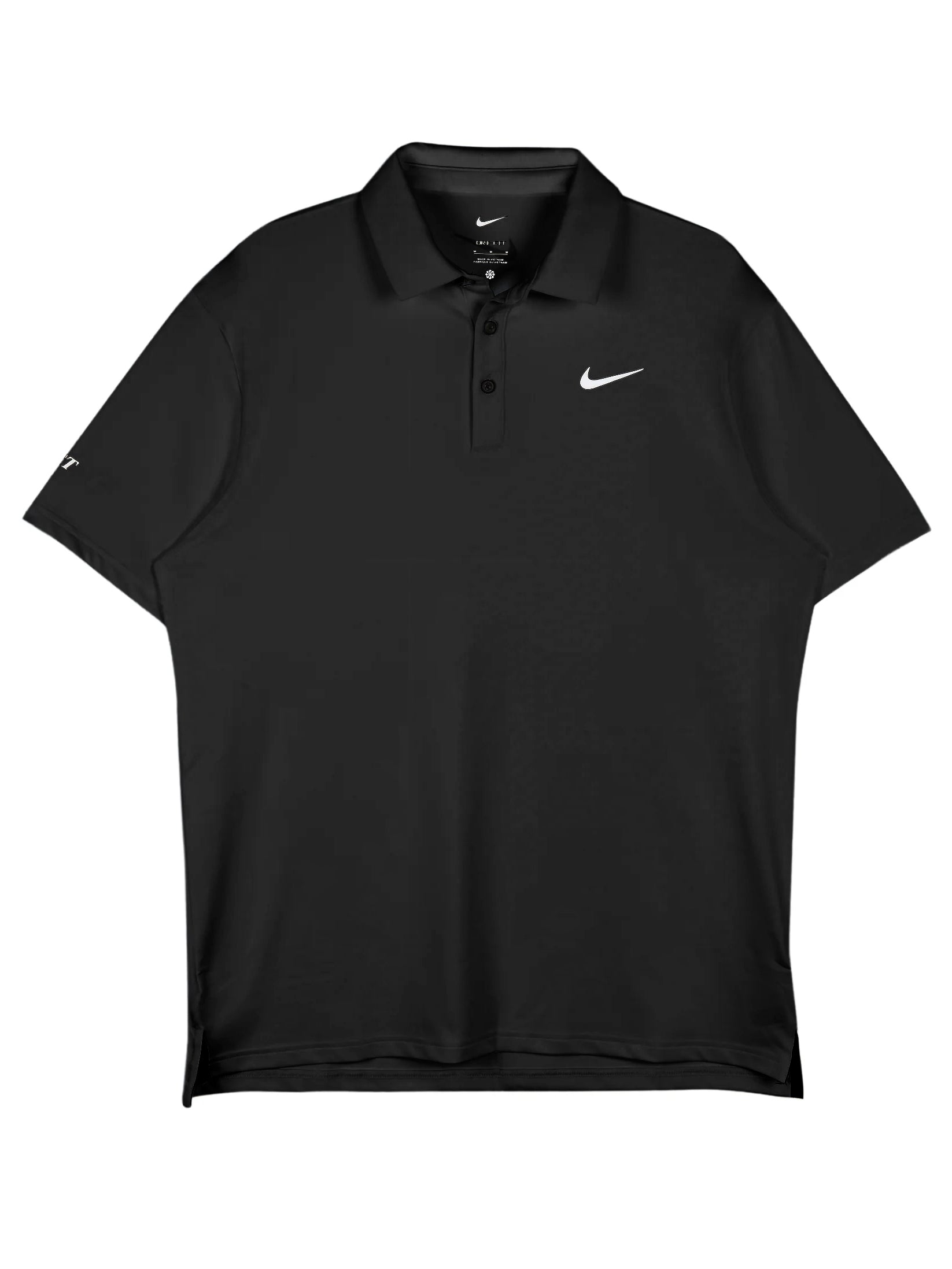 NIKE RESORT TOUR DRI FIT SOLID POLO SS BLACK