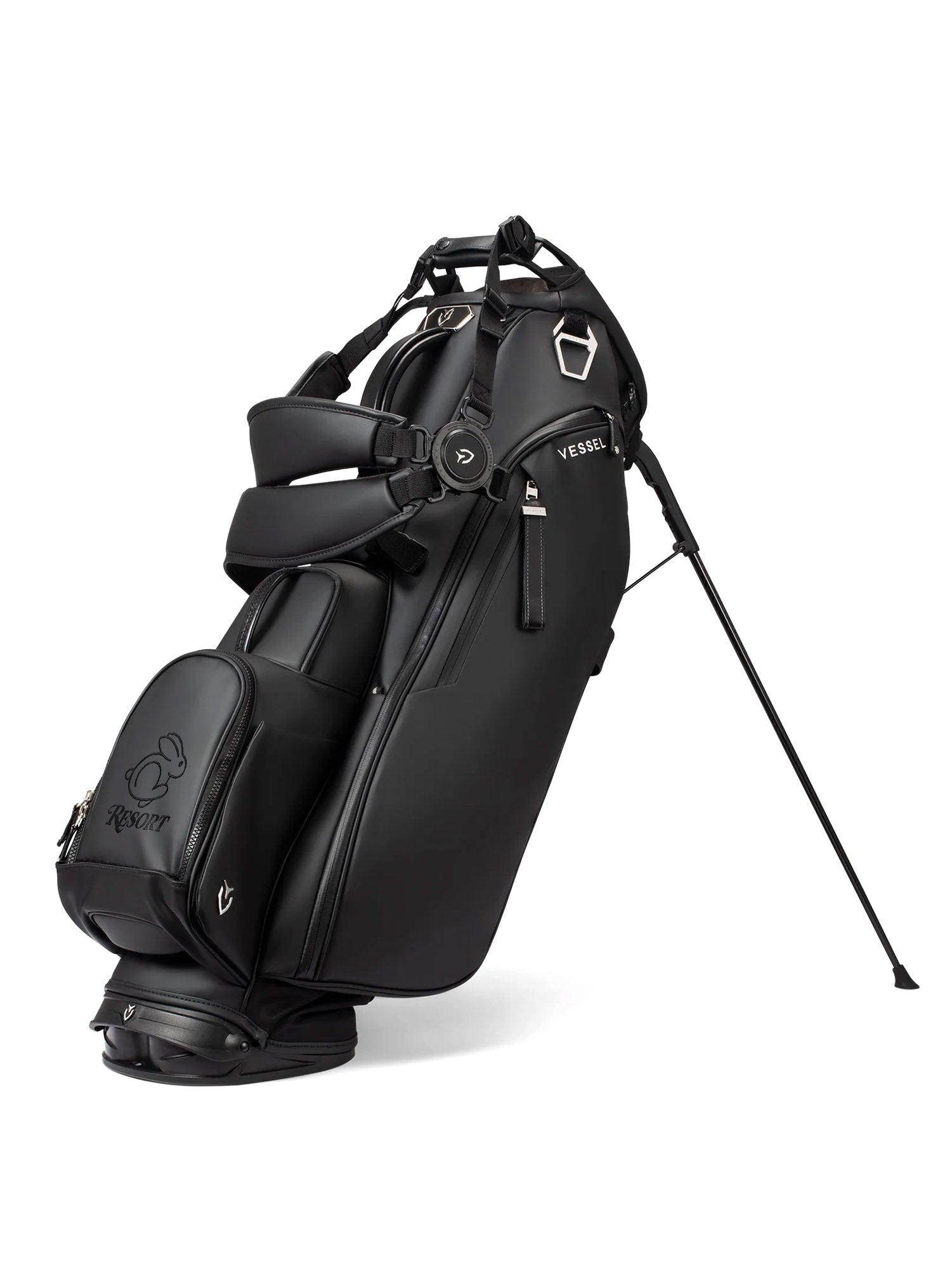 RESORT X VESSEL - Player V Stand Bag Pebbled Black