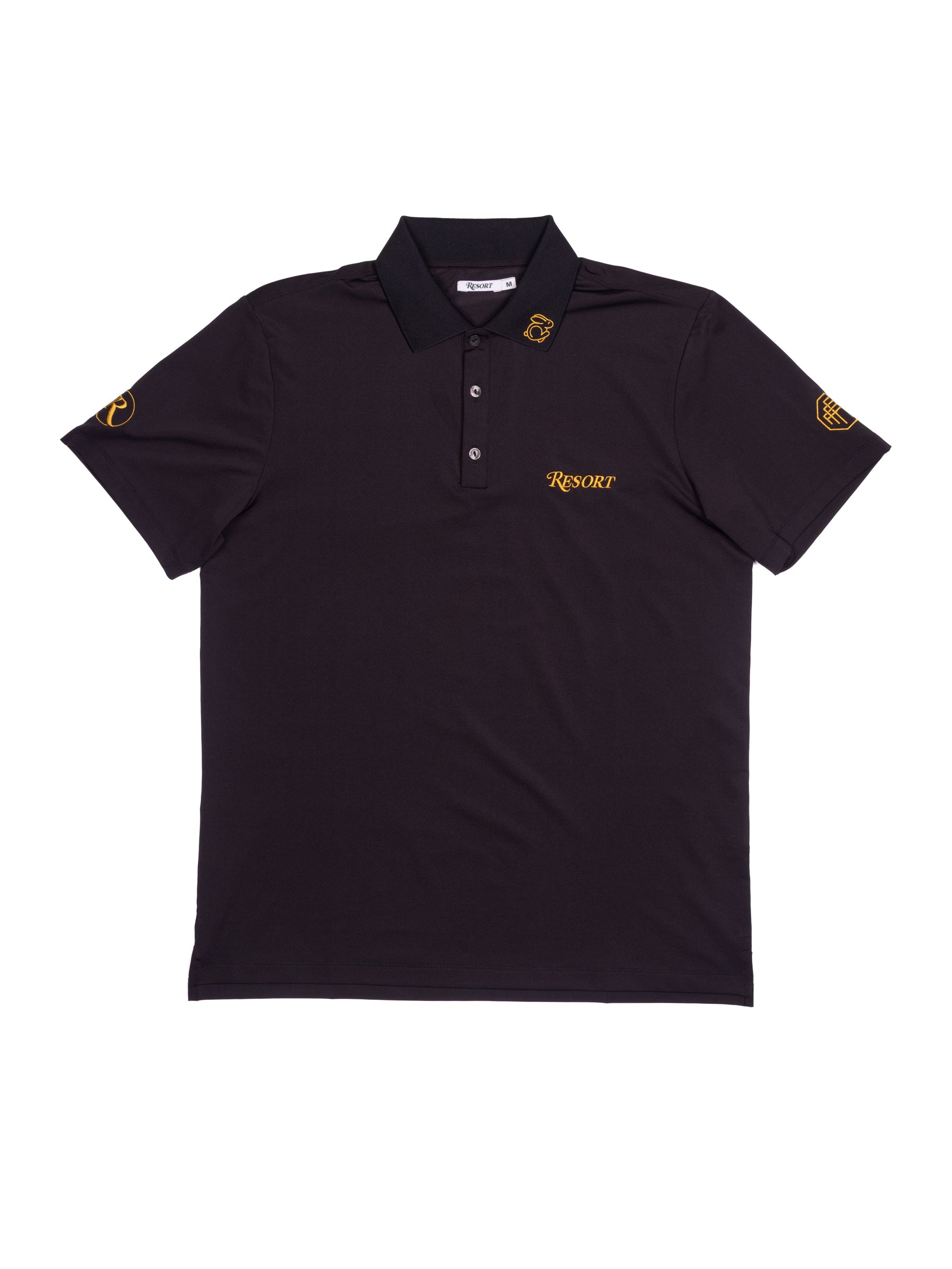 RESORT TOUR POLO BLACK/GOLD