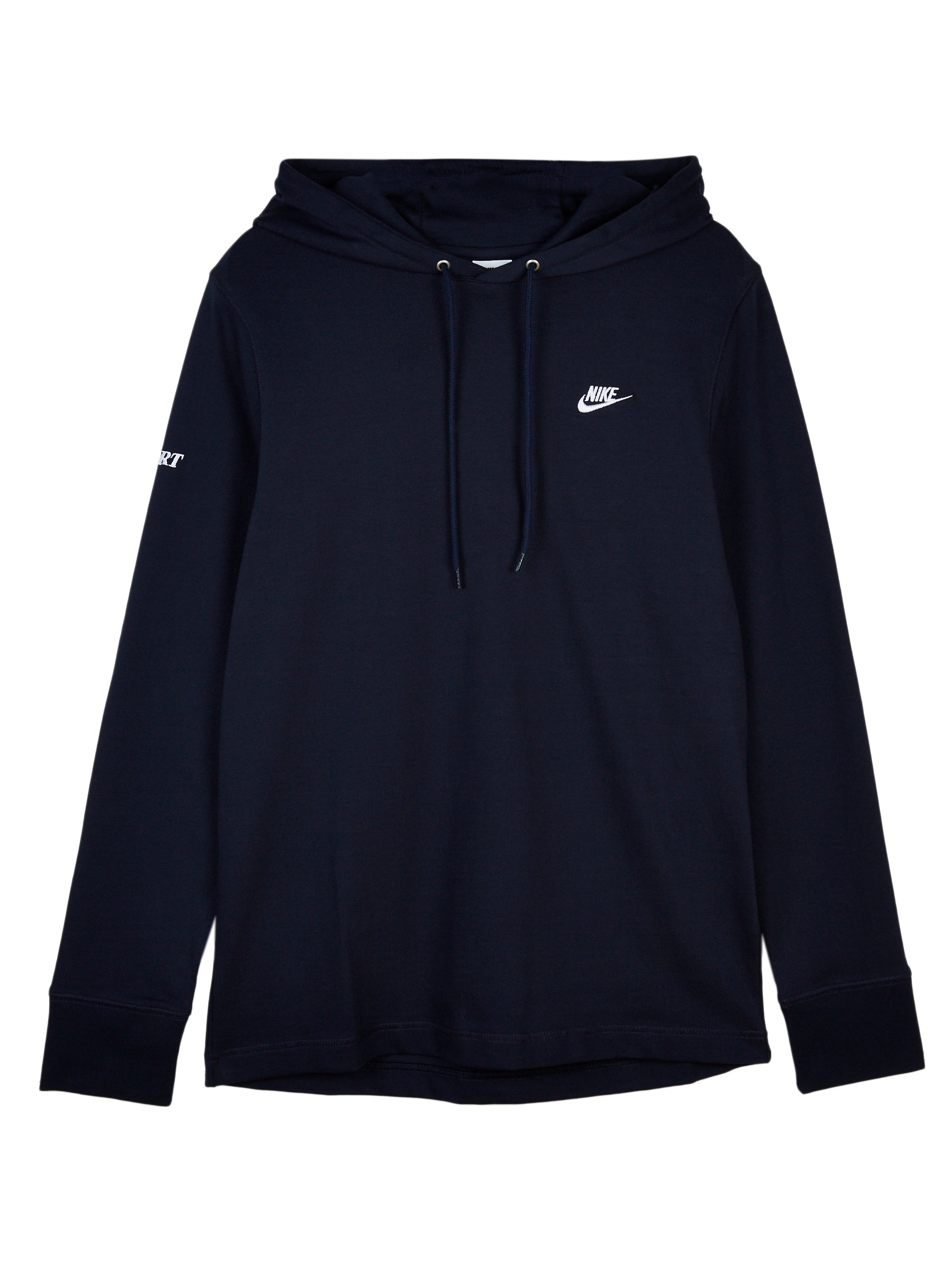 NIKE RESORT CLUB KNIT PULLOVER HOODIE OBSIDIAN