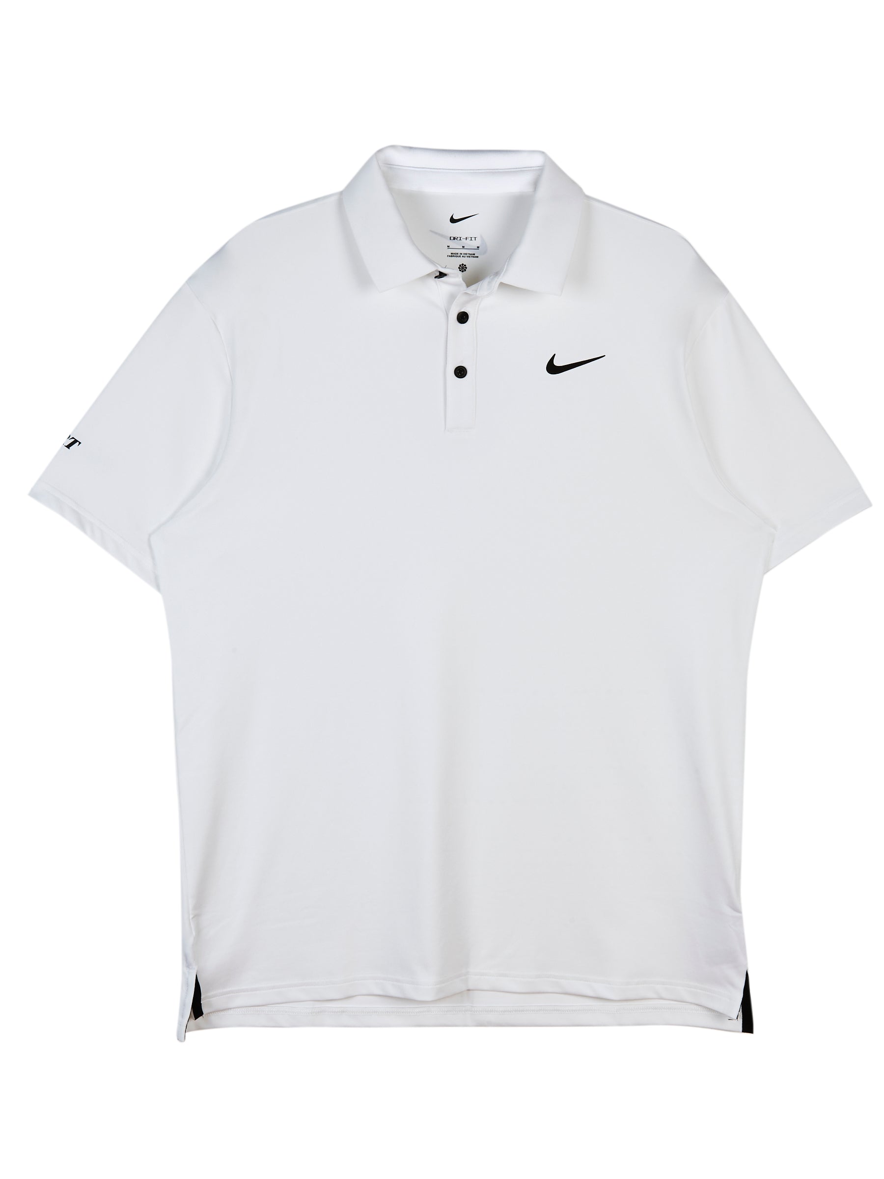 NIKE RESORT TOUR DRI FIT SOLID POLO SS WHITE