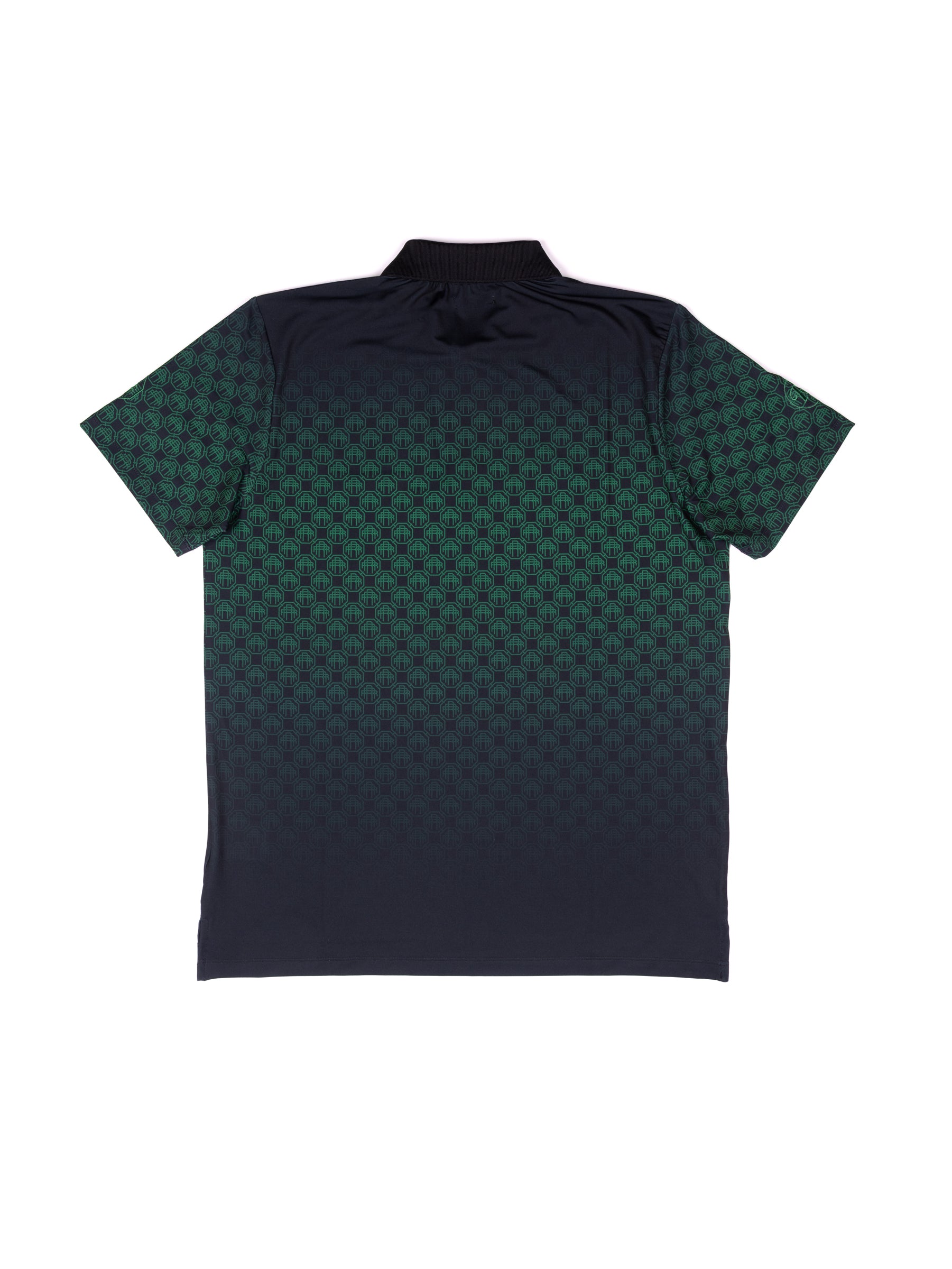 RESORT FADE OUT MONOGRAM POLO BLACK/GREEN