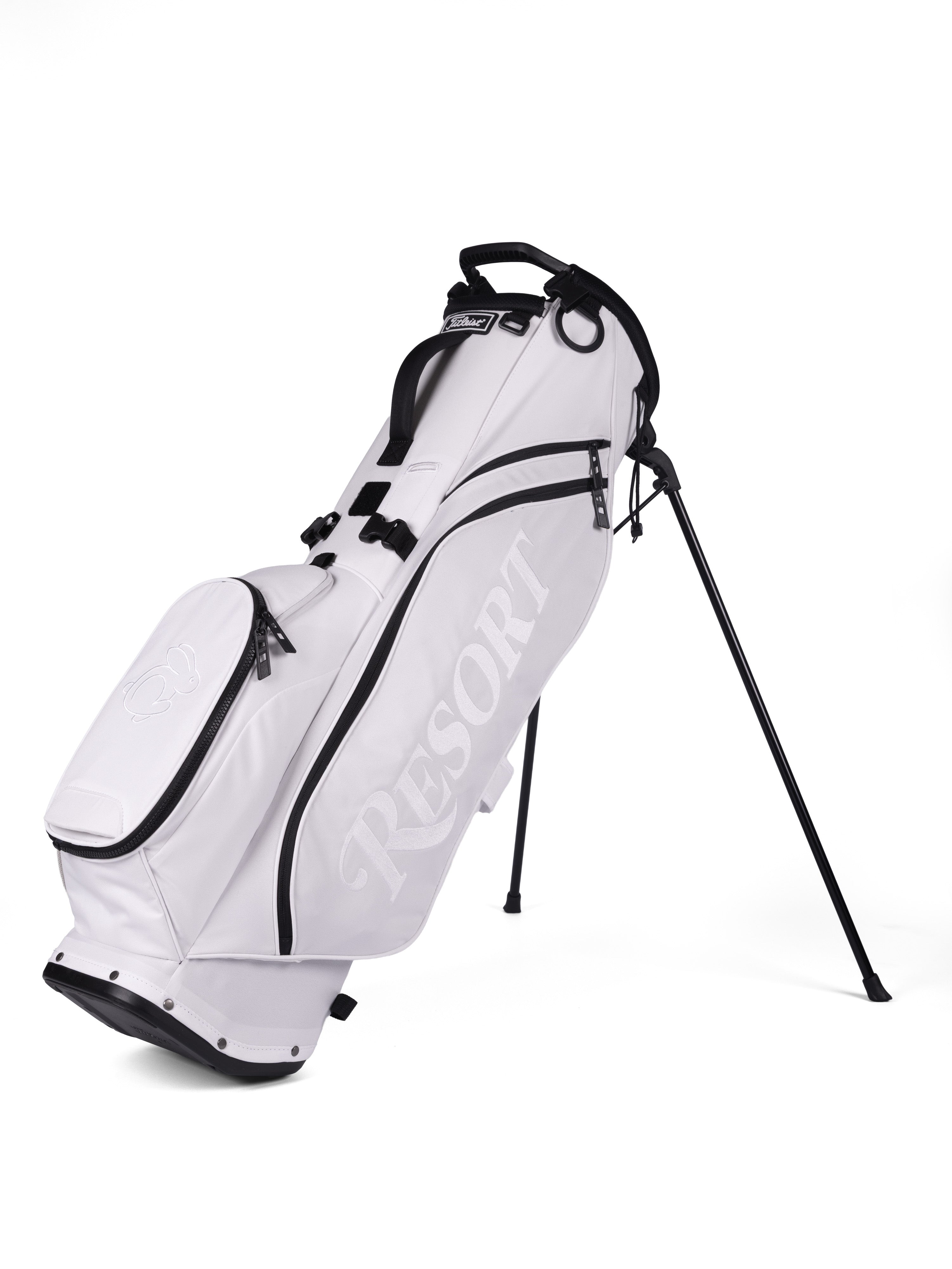 TITLEIST PLAYERS S4 STAND BAG- WHITE/ WHITE/ BLACK