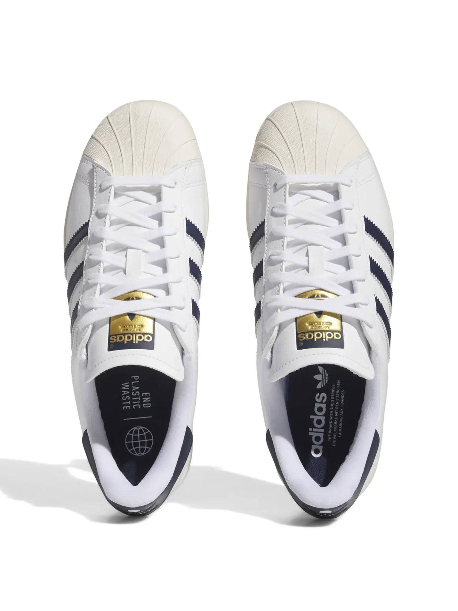 ADIDAS SUPERSTAR GOLF WHITE/NAVY – Resort Sportswear