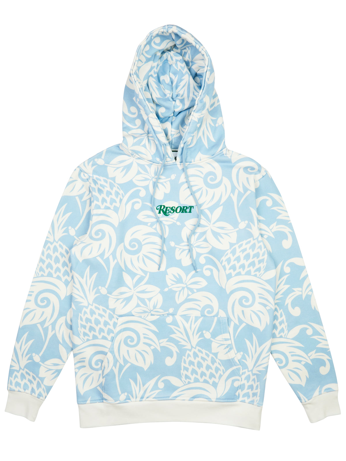 Resort Pineapple Hoodie – Baby Blue