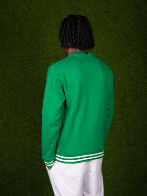 RESORT SPORTSWEAR HEAVY CREW R GREEN BACK